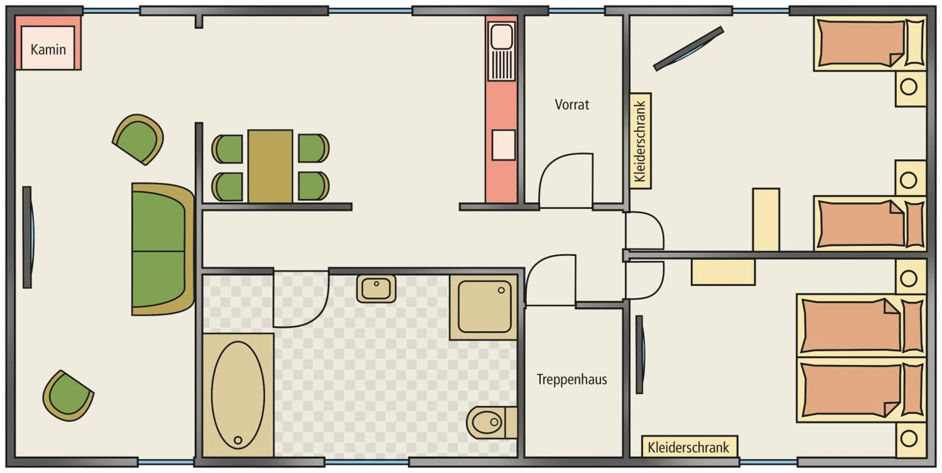 Floor plan in Landhotel Voss im TalVital