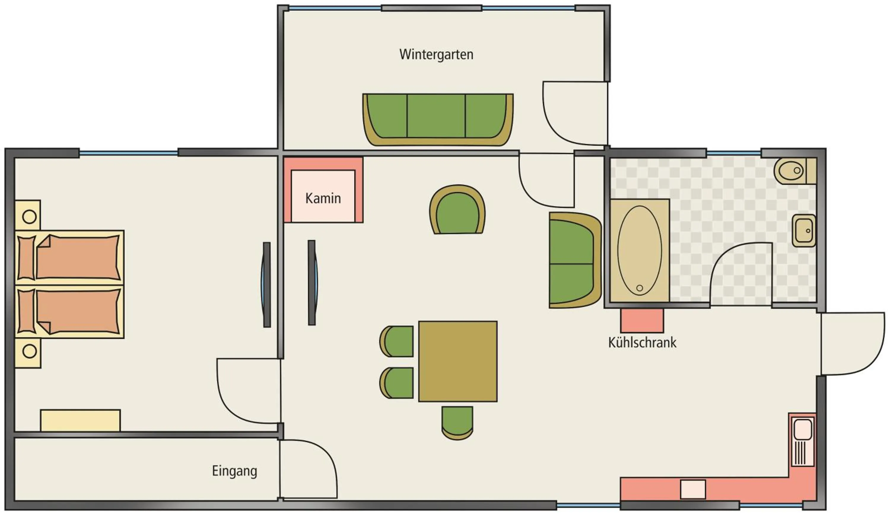 Floor plan in Landhotel Voss im TalVital