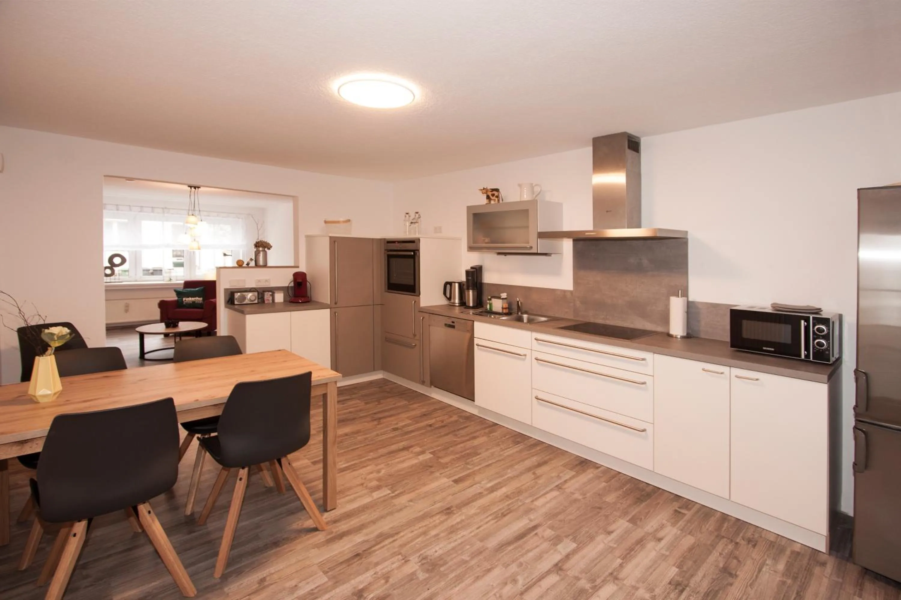 Kitchen or kitchenette in Landhotel Voss im TalVital