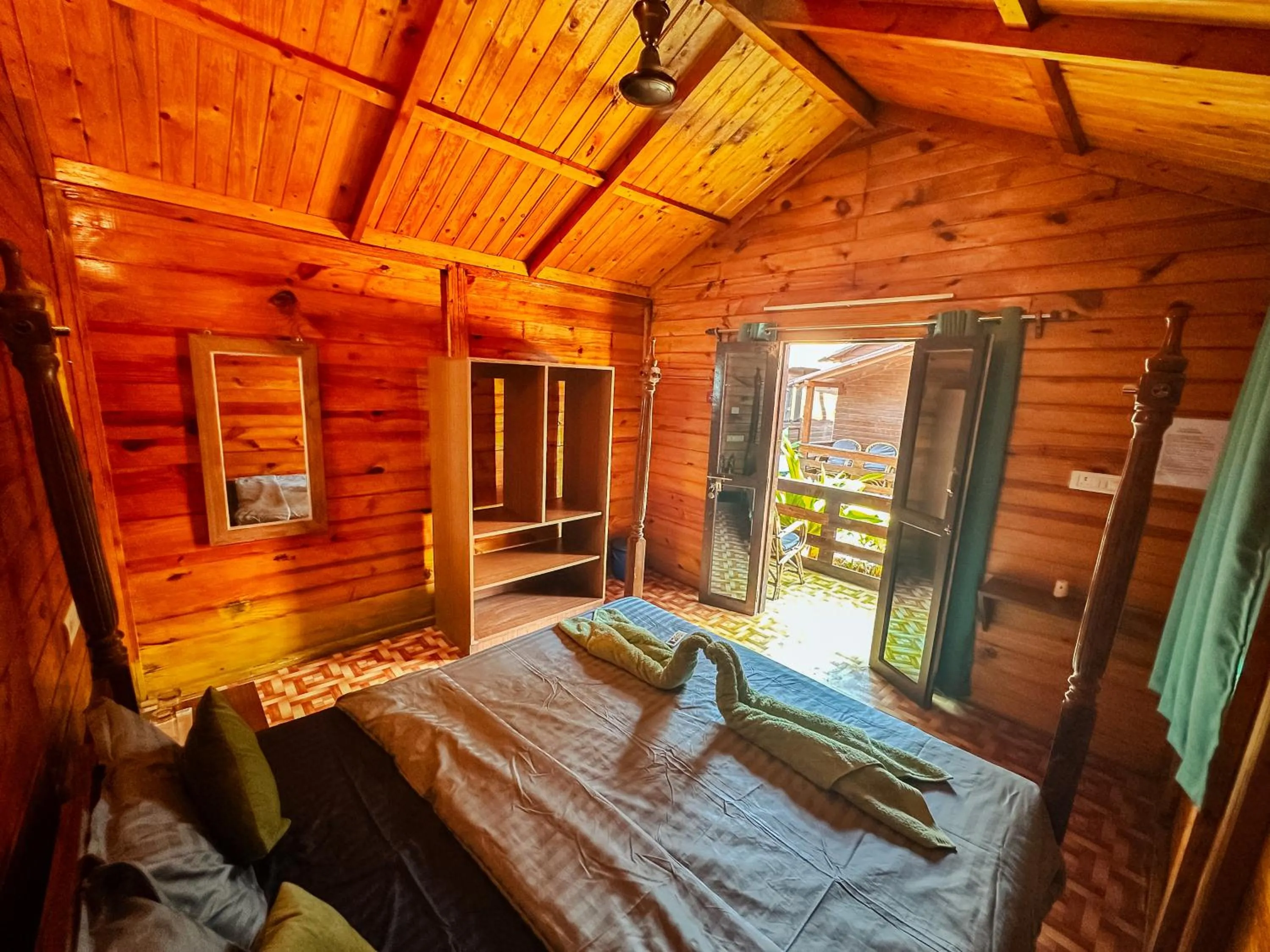 Bed in O3 Beach Resort