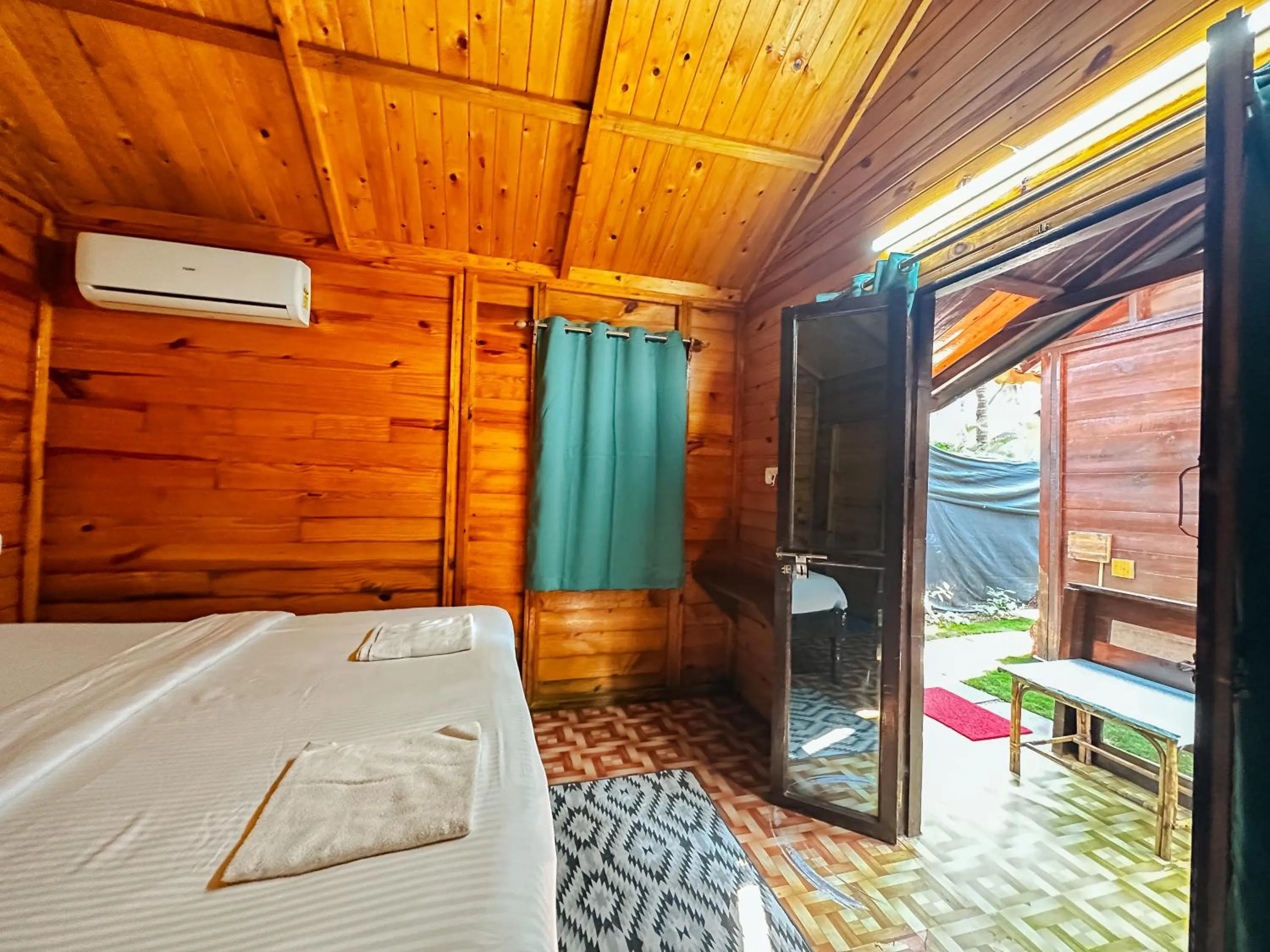 Bed in O3 Beach Resort