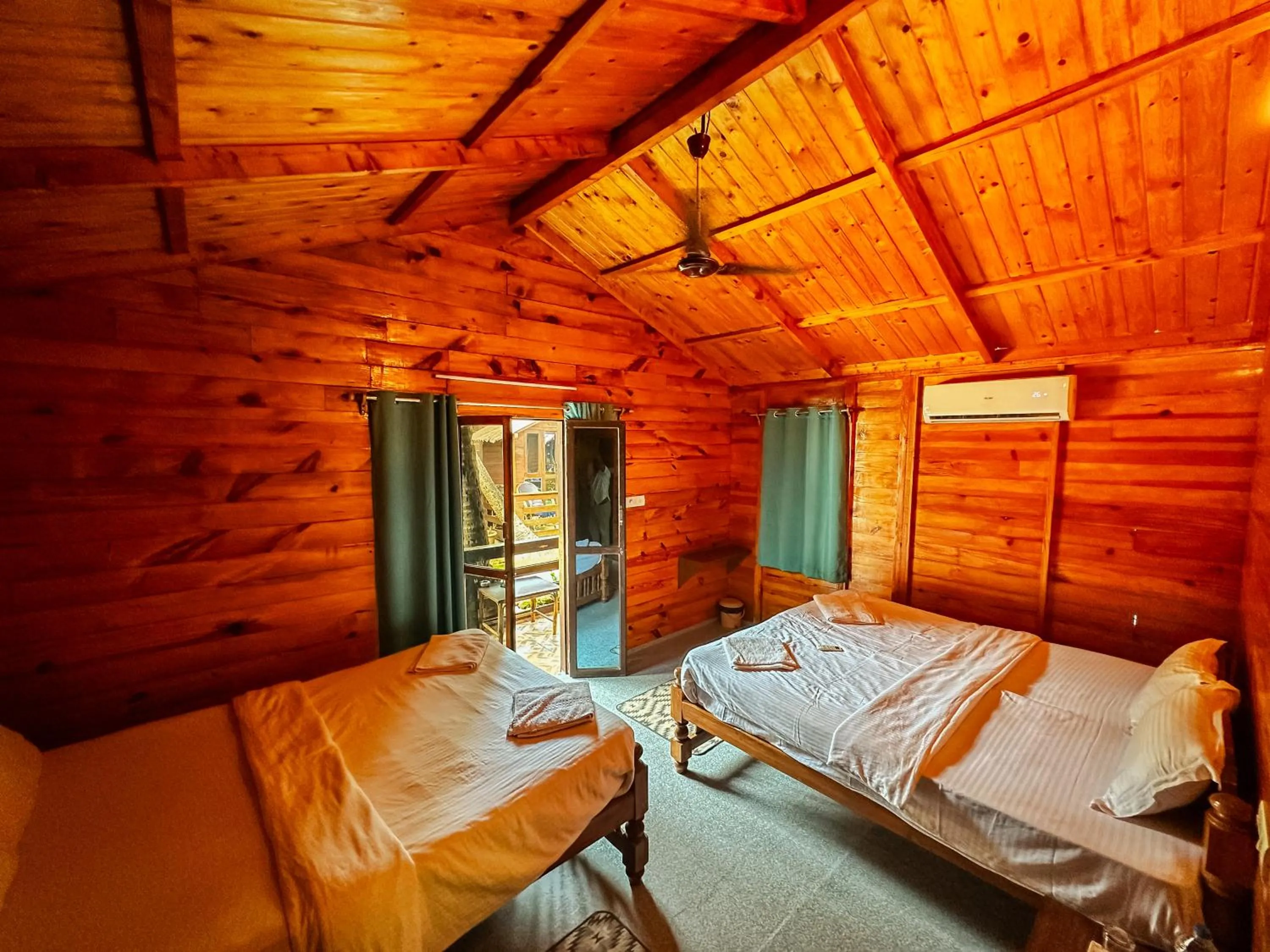 Bed in O3 Beach Resort