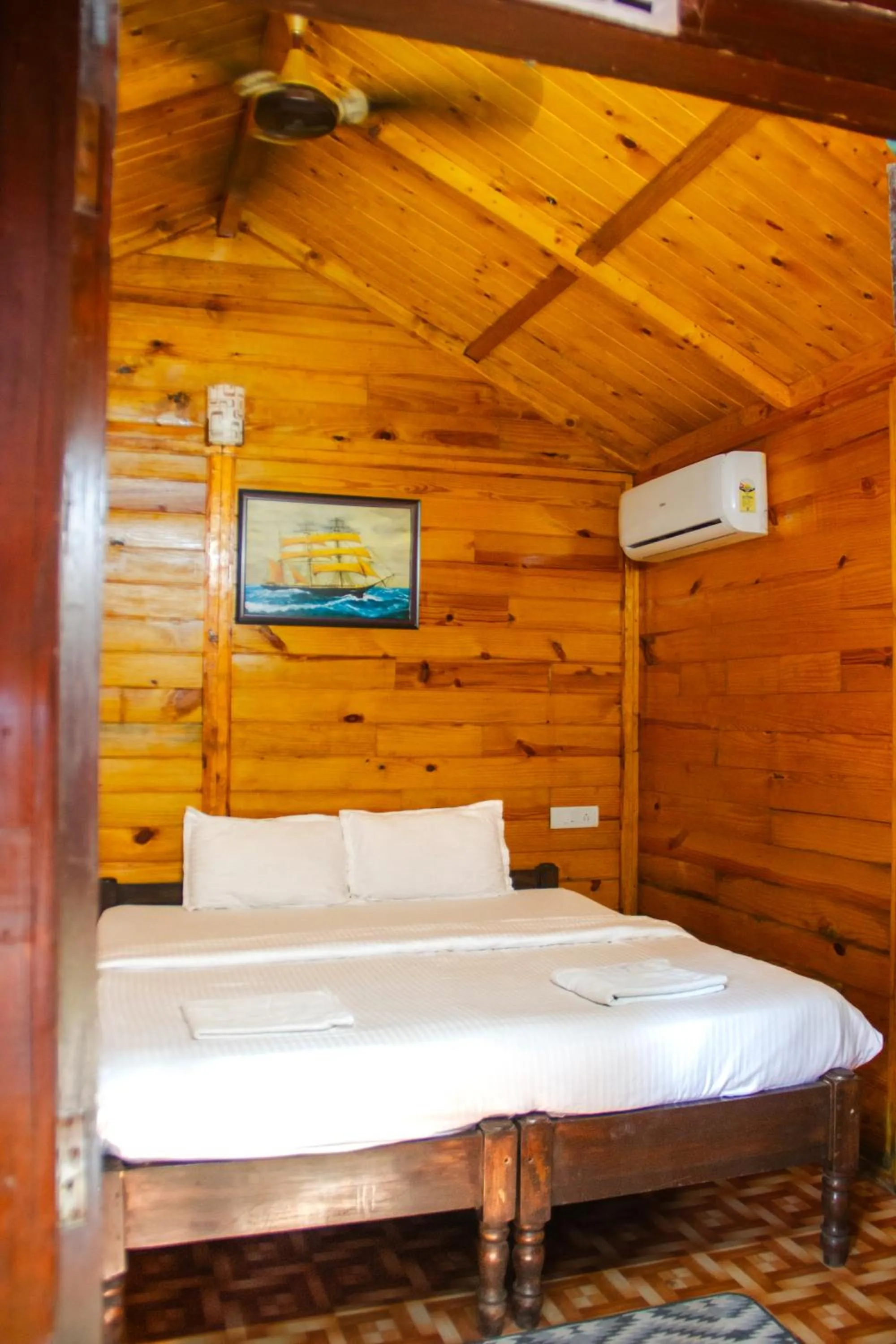 Bed in O3 Beach Resort