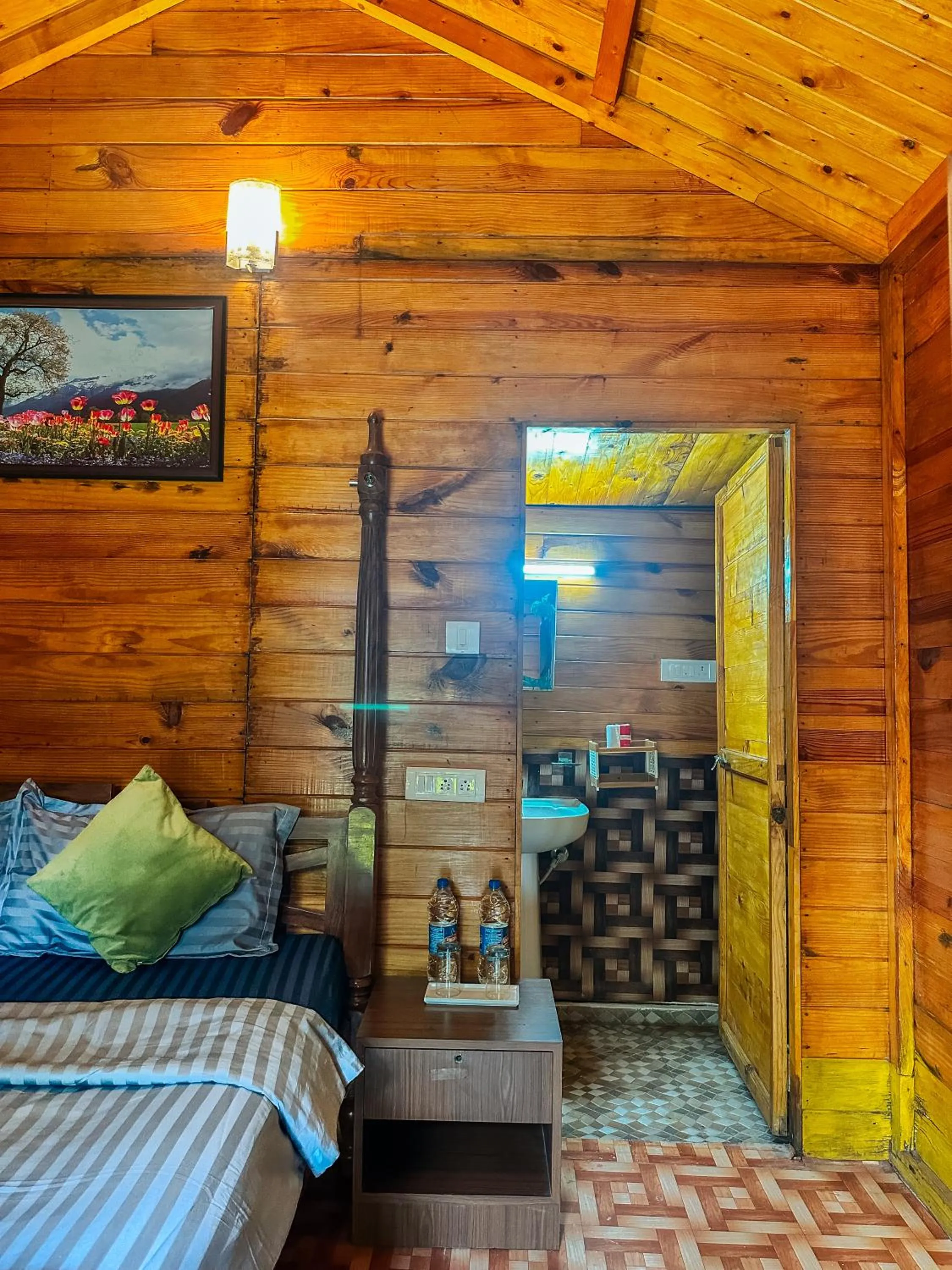 Bed in O3 Beach Resort