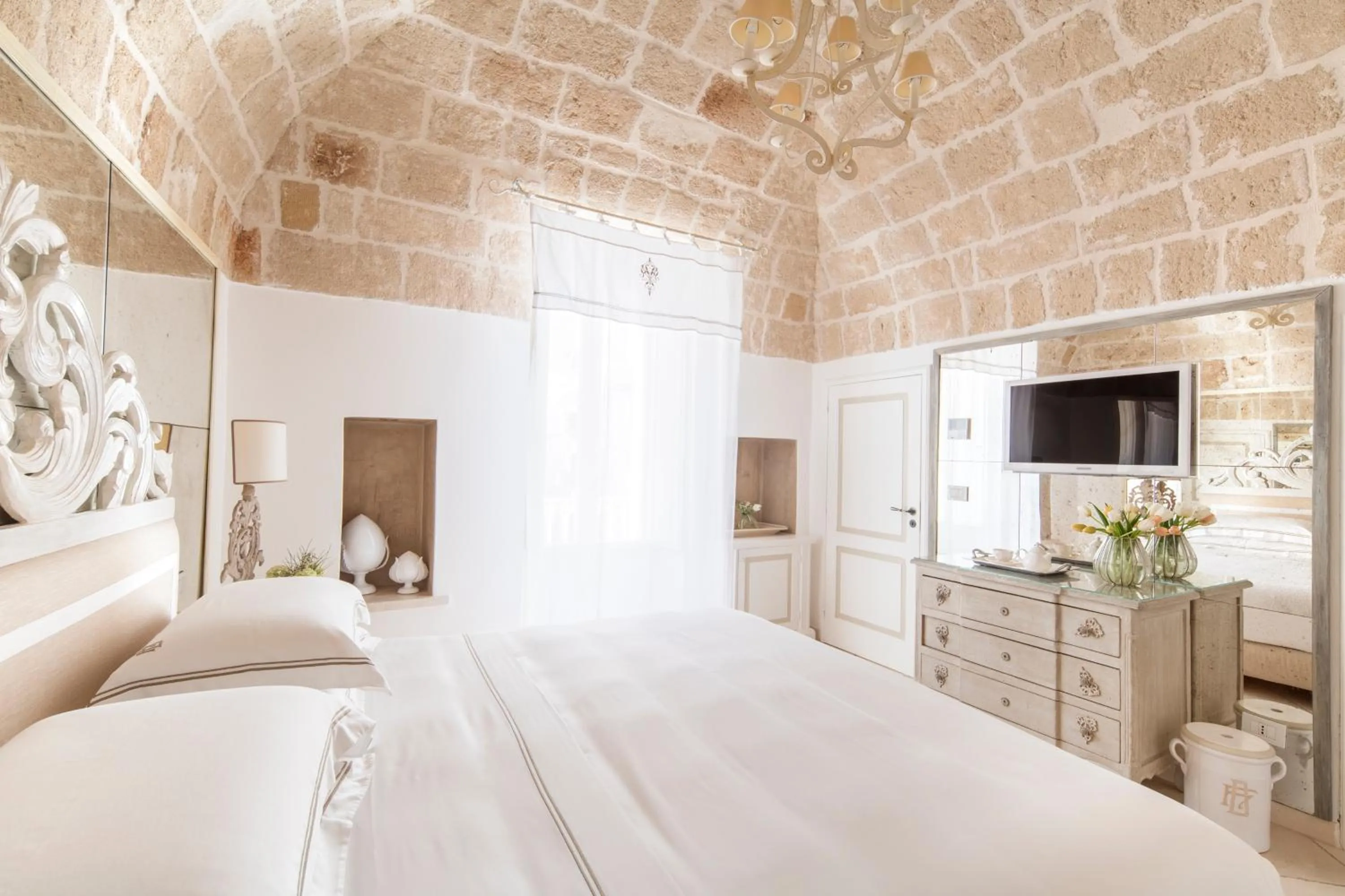 Bed in Hotel Don Ferrante