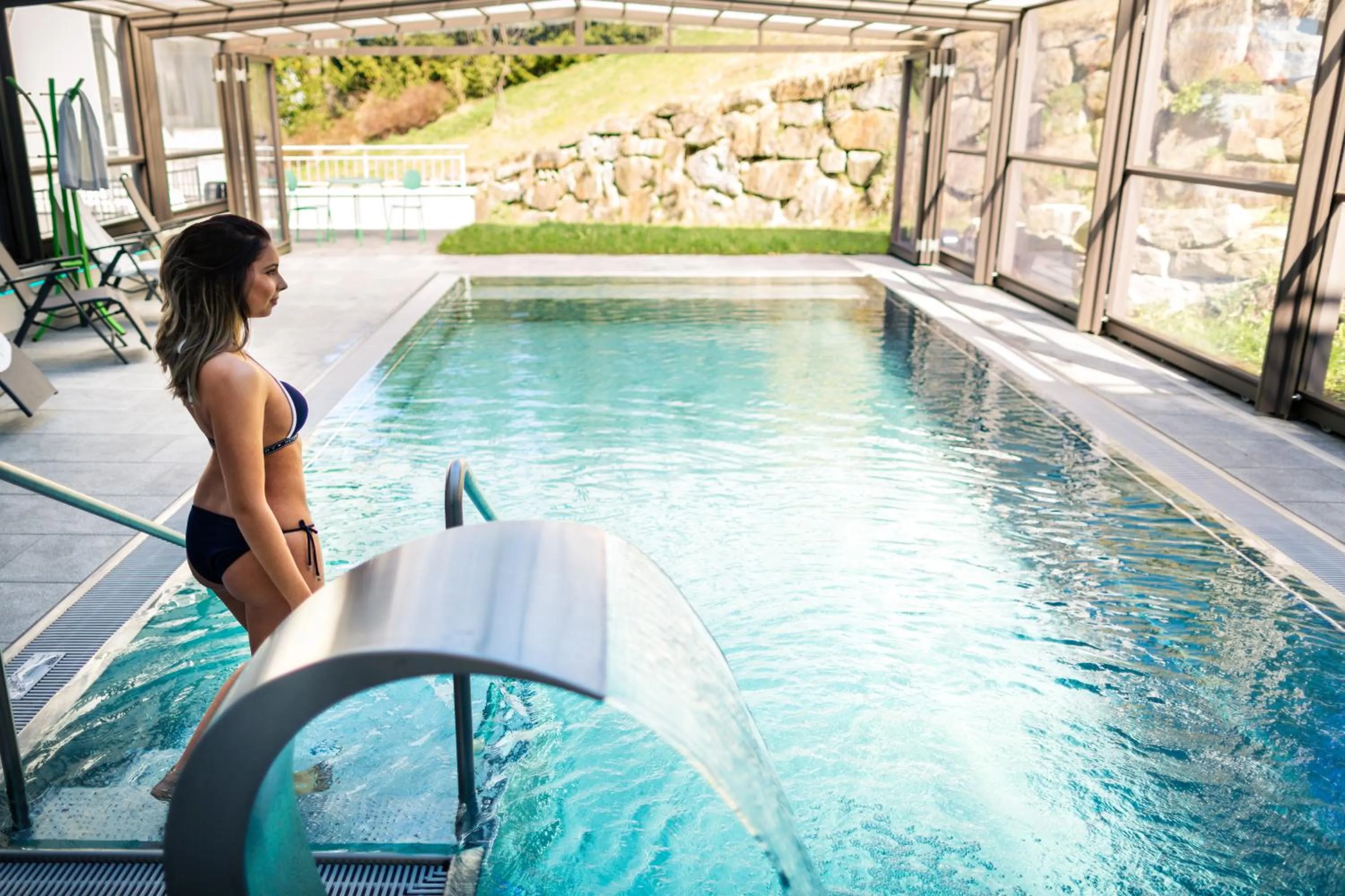 Swimming pool in Komfort-Hotel Stockinger