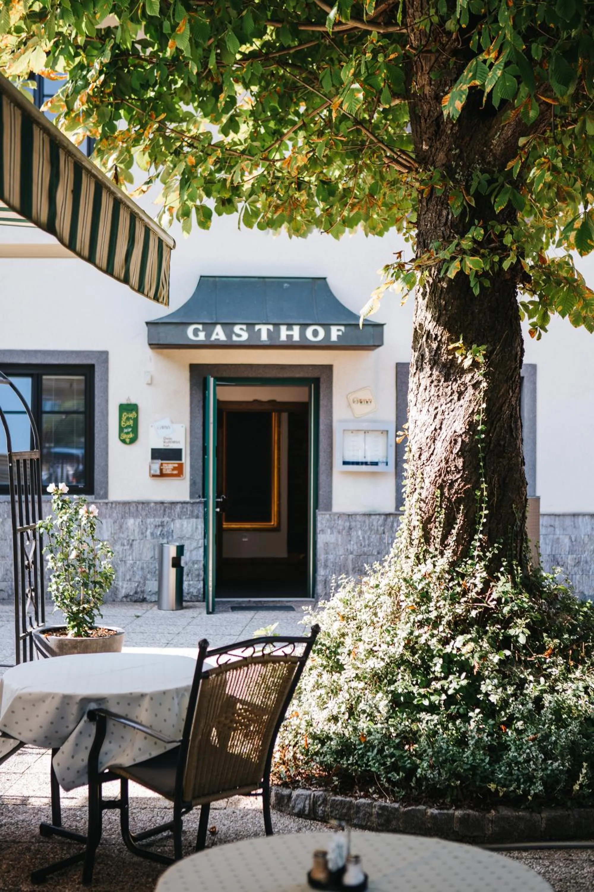 Patio in Komfort-Hotel Stockinger