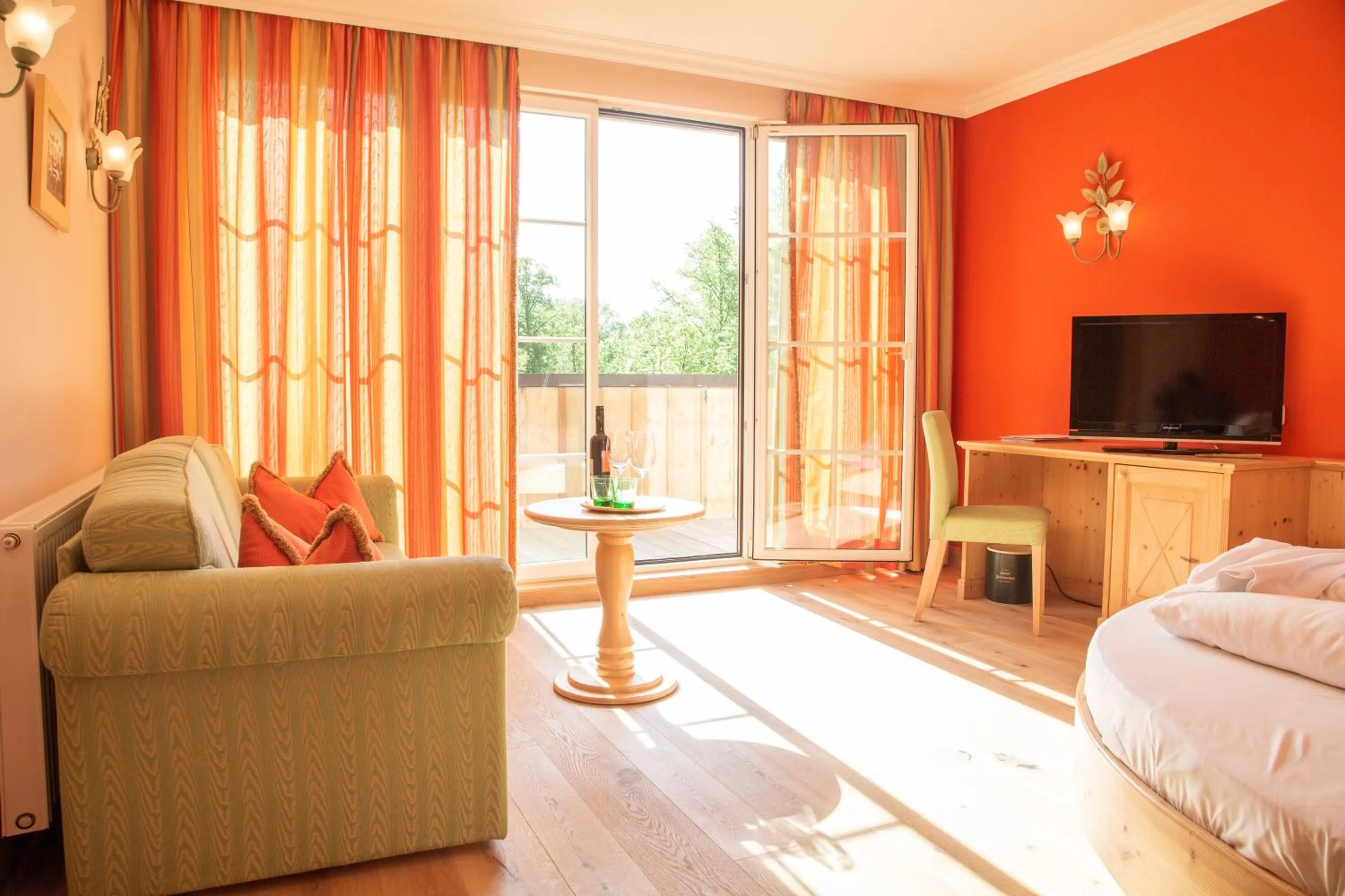 Photo of the whole room, Bed in Hotel Försterhof lebe pur, genieße den Tag