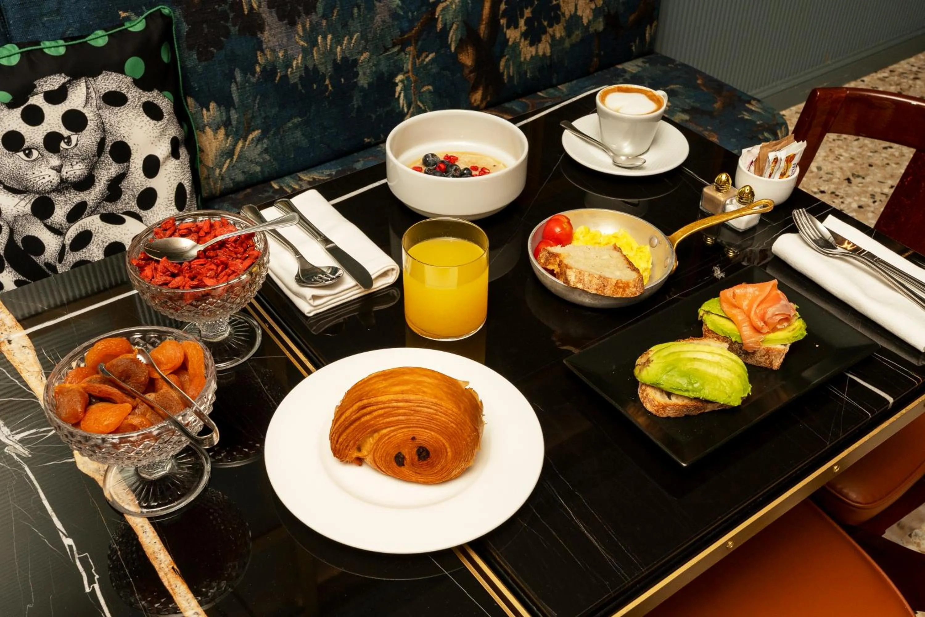Breakfast in The Glam Boutique Hotel & Apt