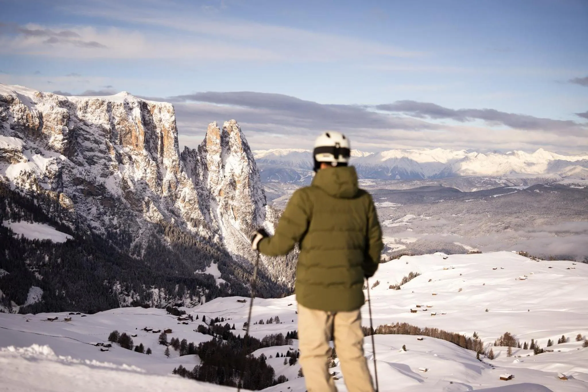 Skiing in COMO Alpina Dolomites