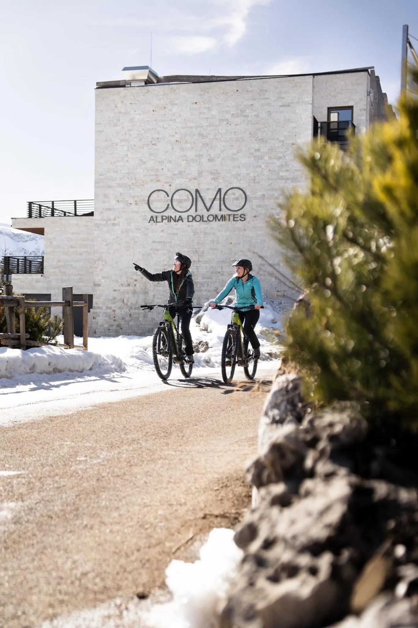 Cycling in COMO Alpina Dolomites