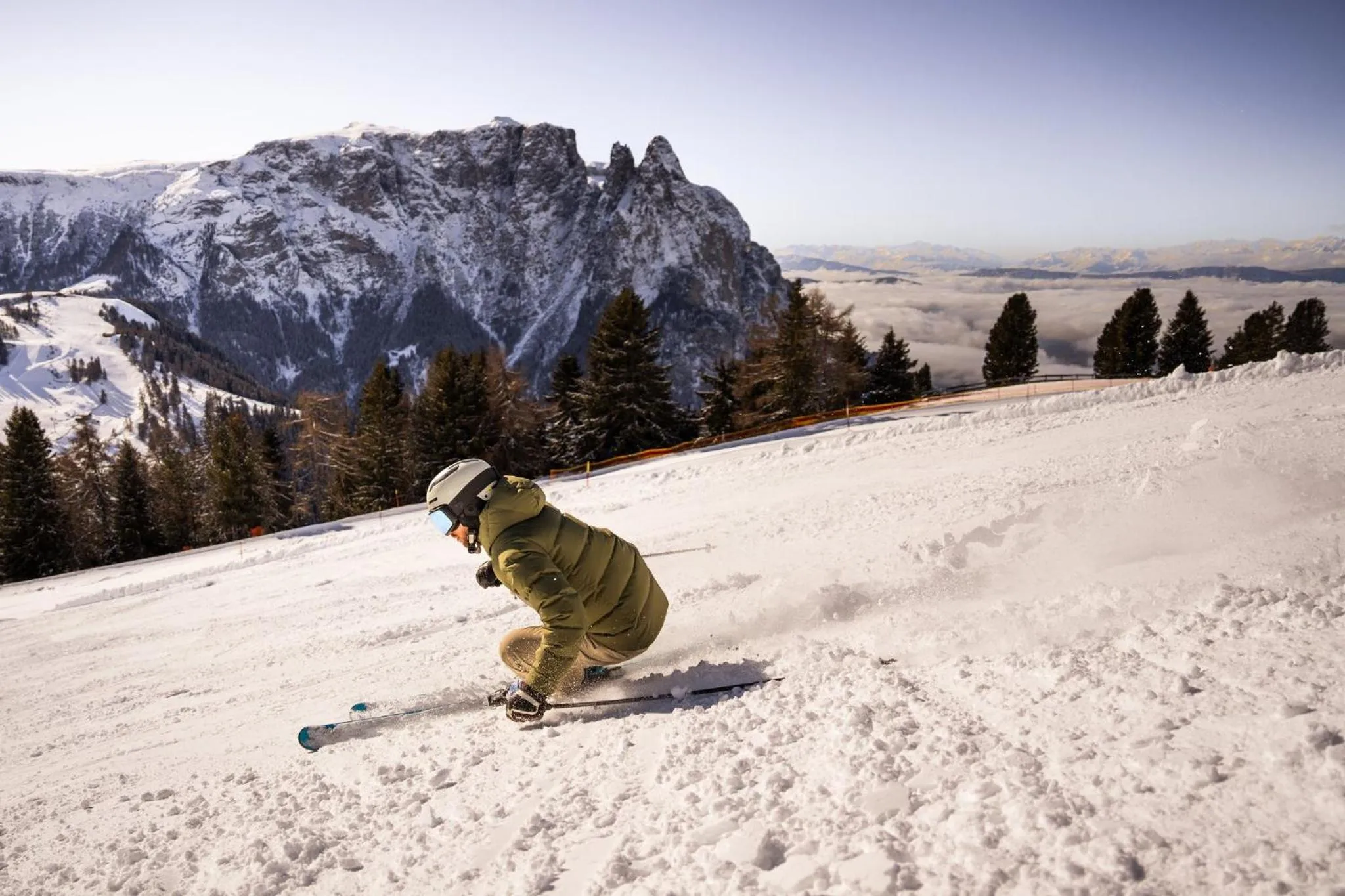 Skiing in COMO Alpina Dolomites
