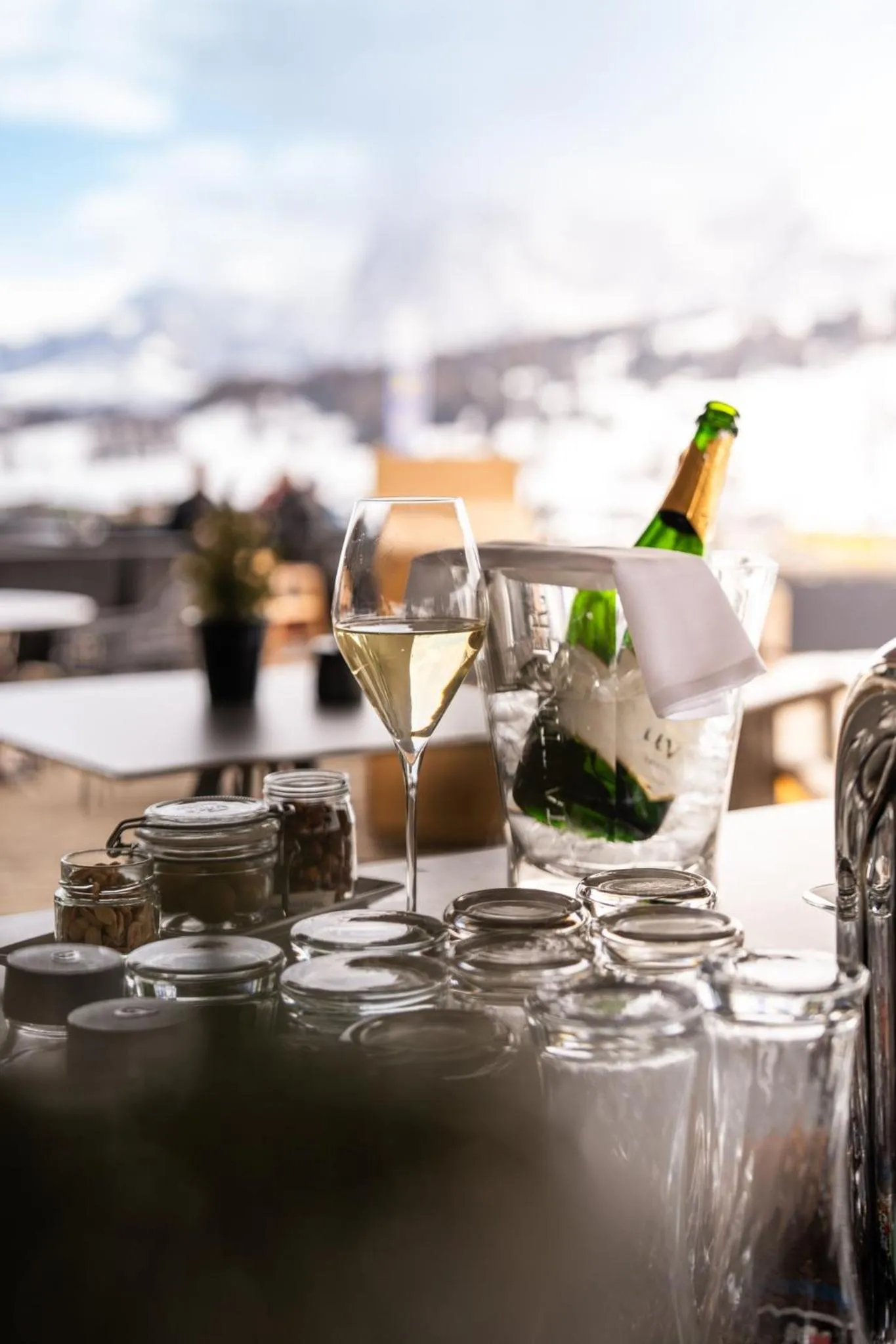 Balcony/Terrace in COMO Alpina Dolomites