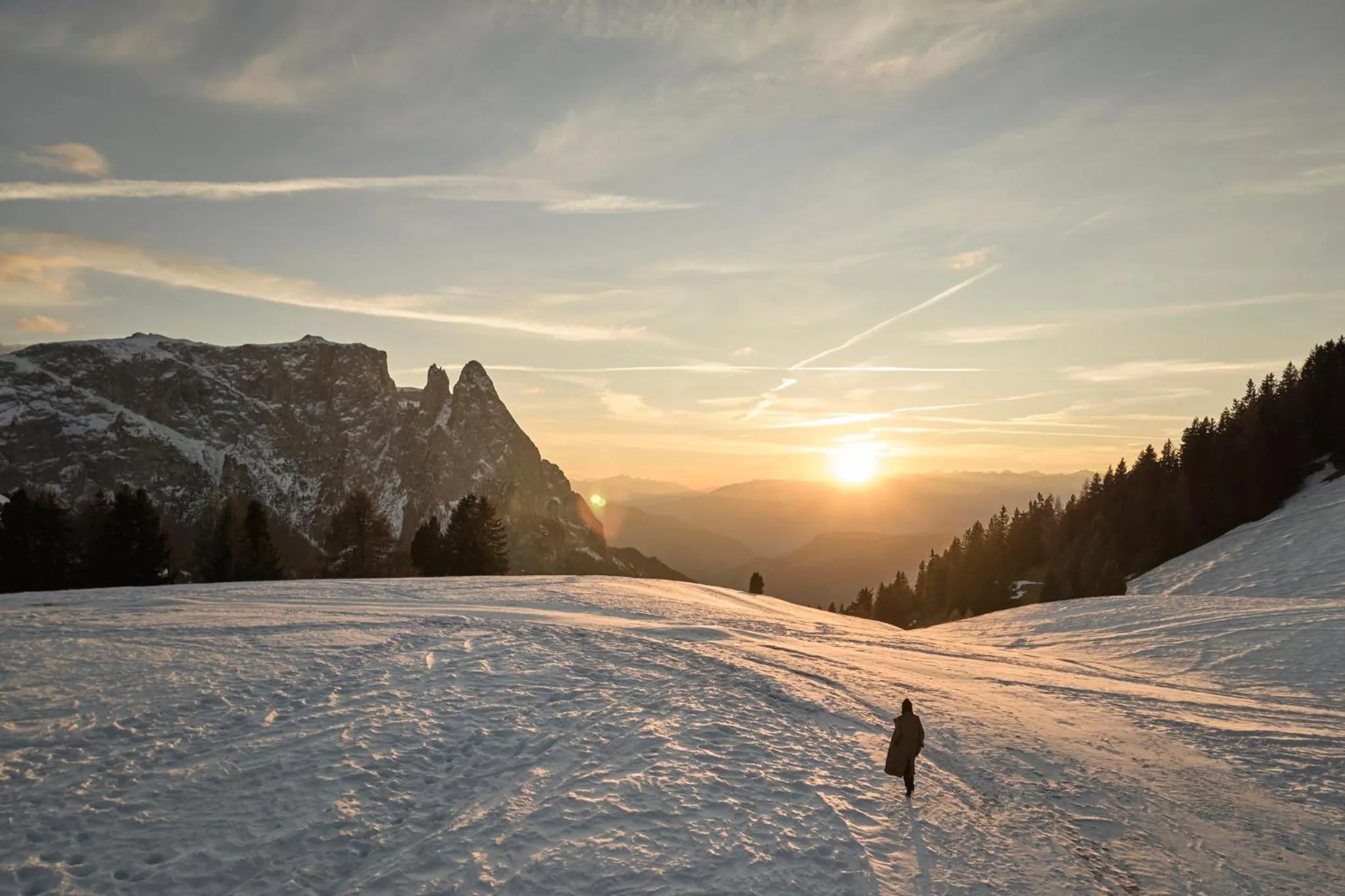 Bird's eye view in COMO Alpina Dolomites