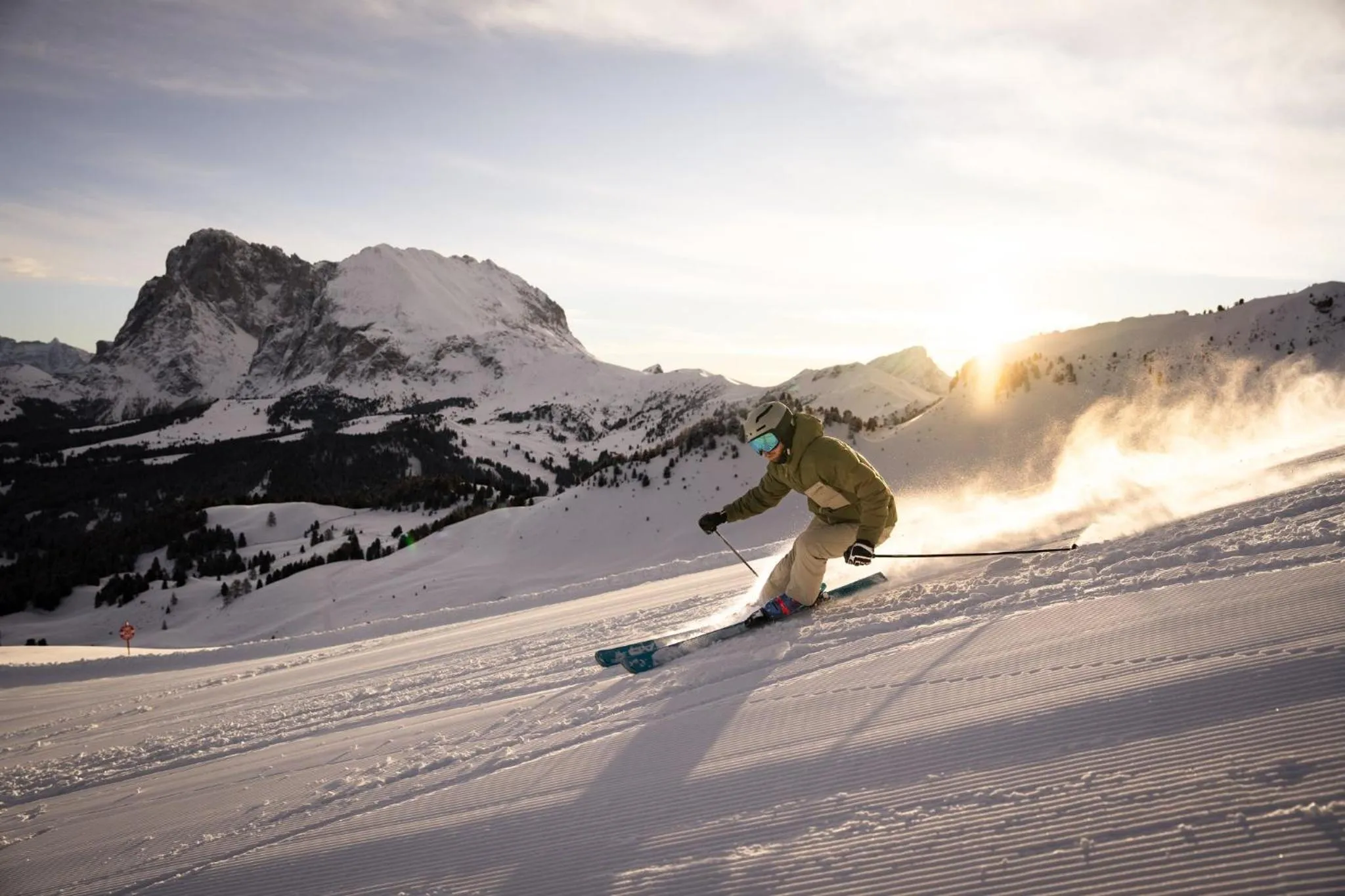Skiing in COMO Alpina Dolomites