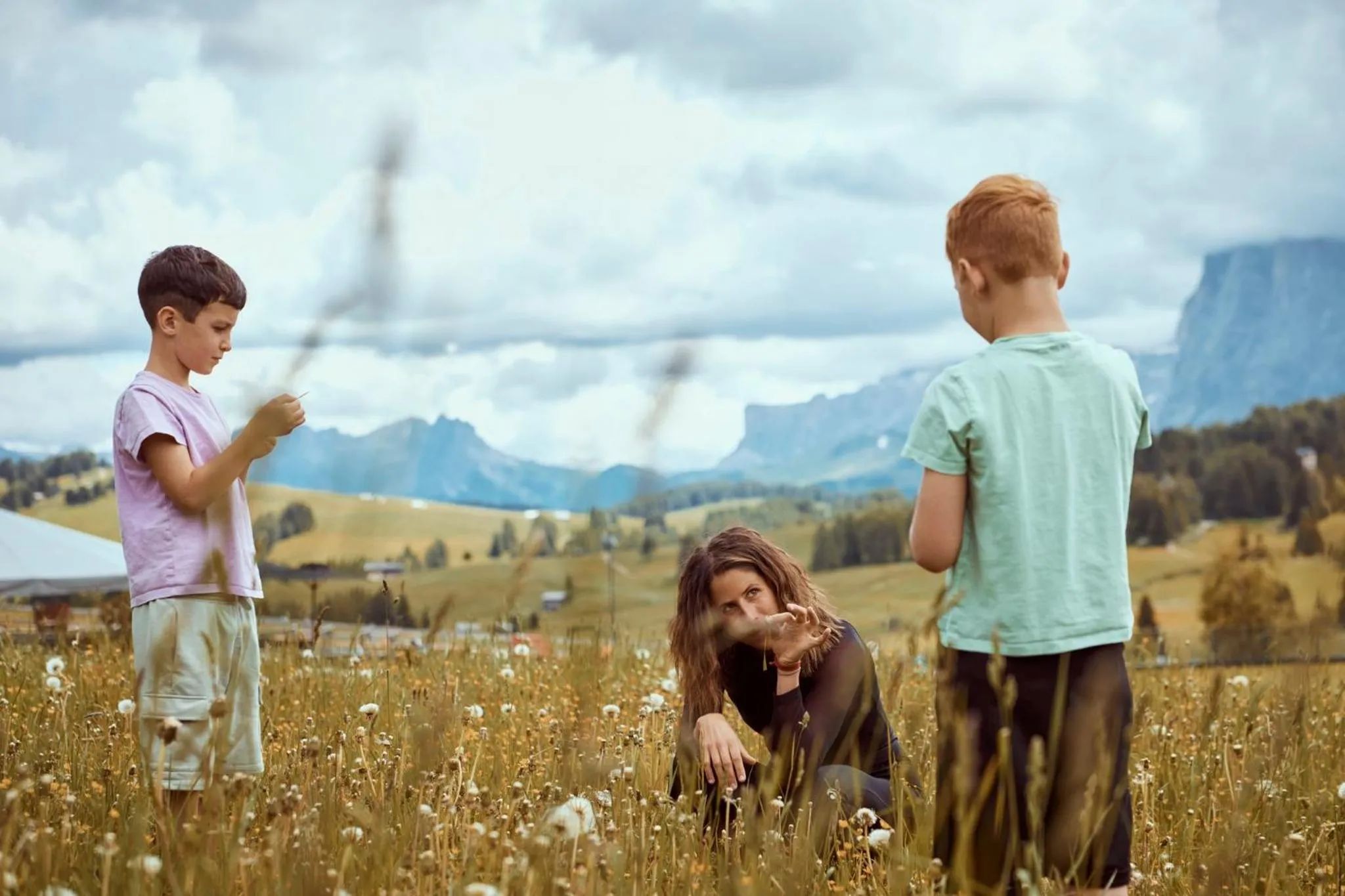 Children play ground in COMO Alpina Dolomites