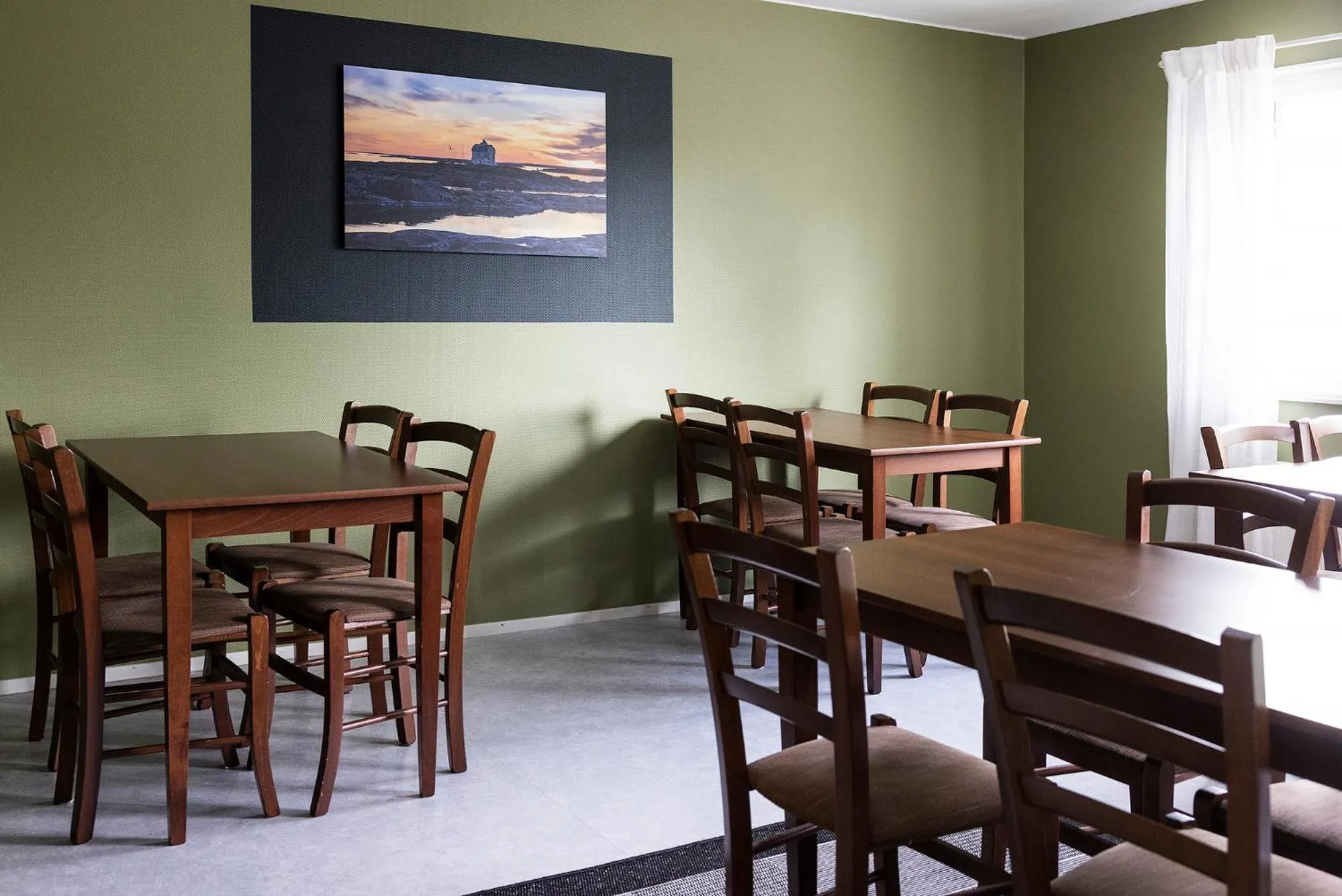 Communal kitchen in Strandnäs Hotell