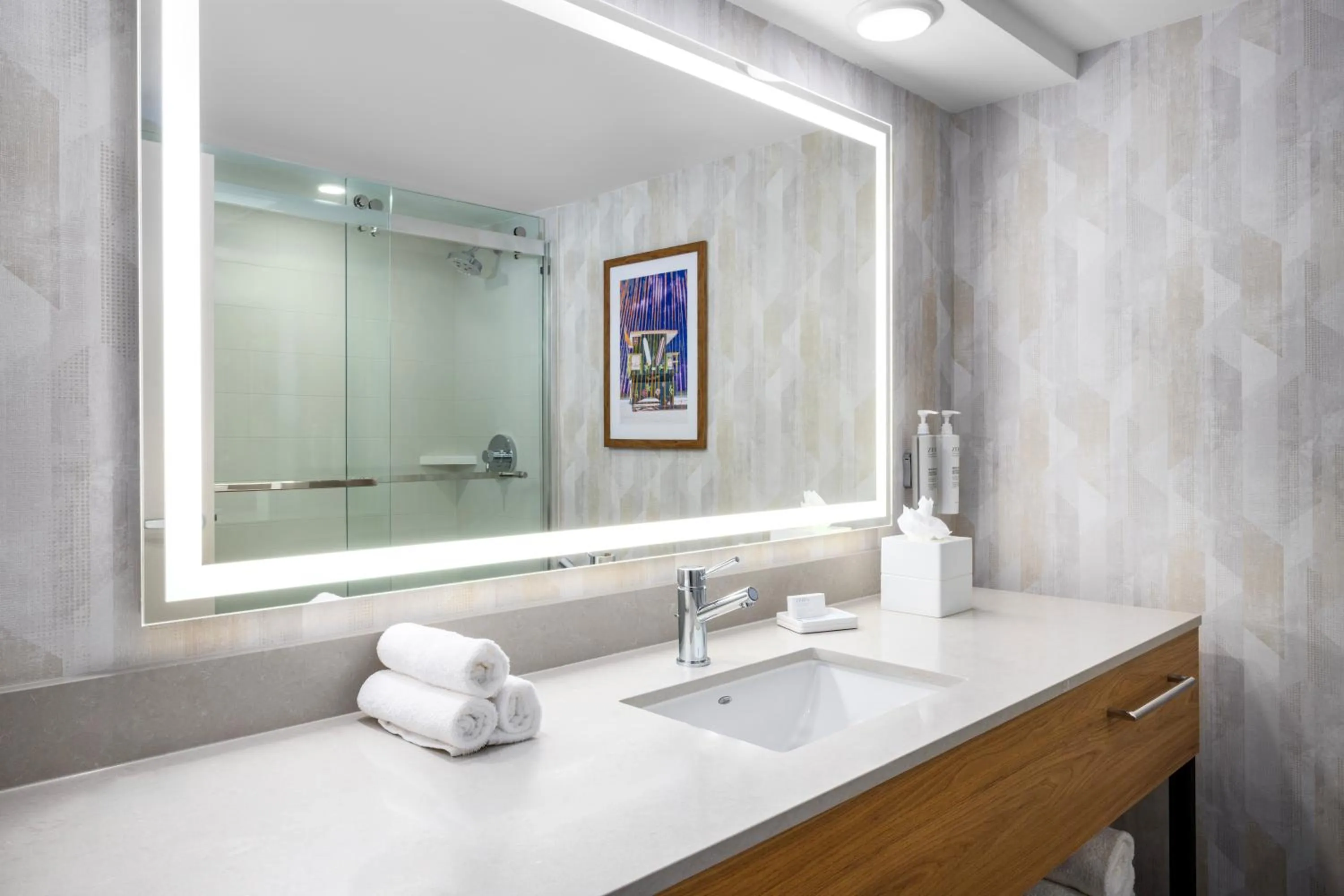 Bathroom in Hampton Inn Miami-Airport West