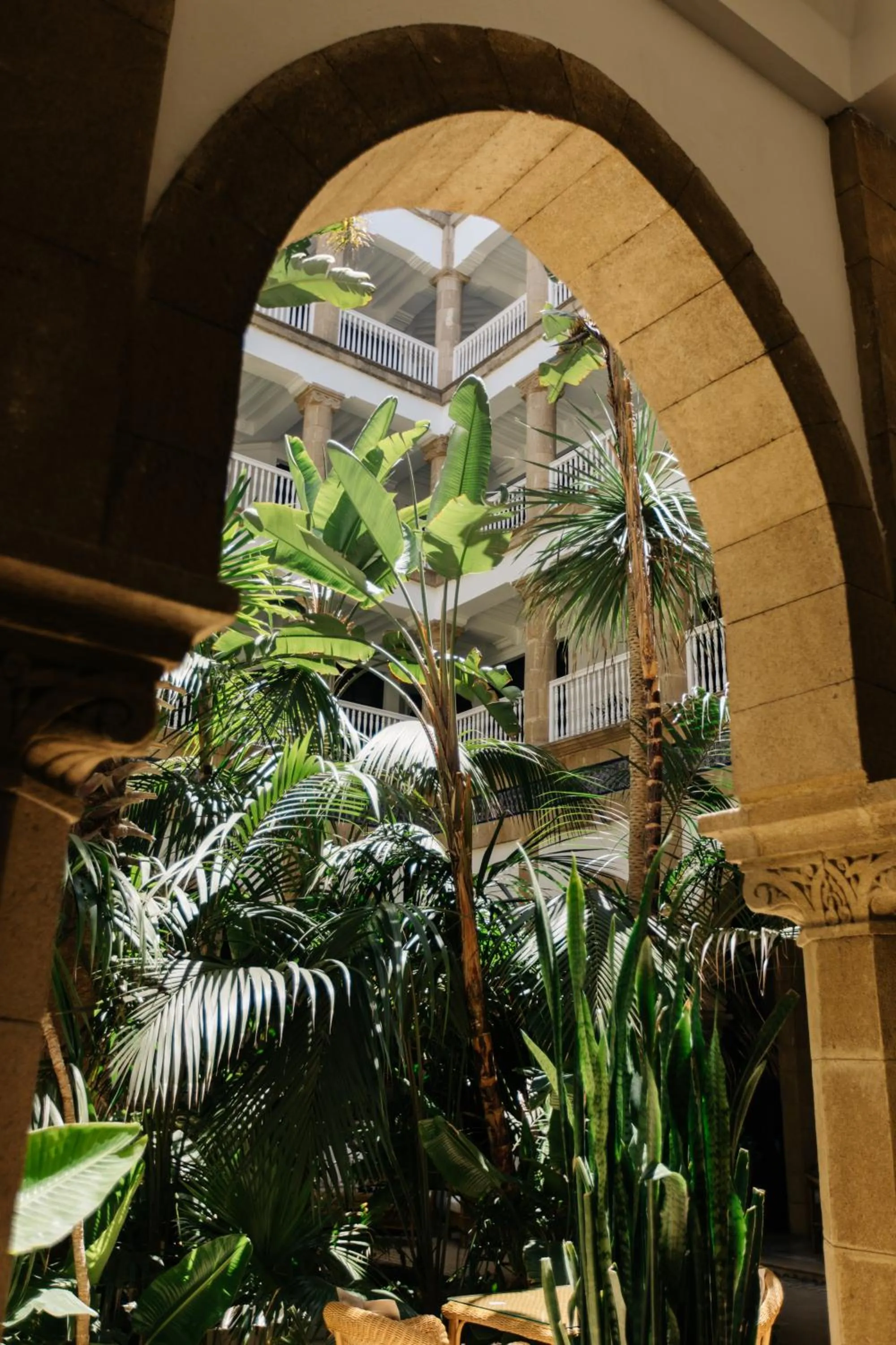 Patio in Heure Bleue Palais - Relais & Châteaux