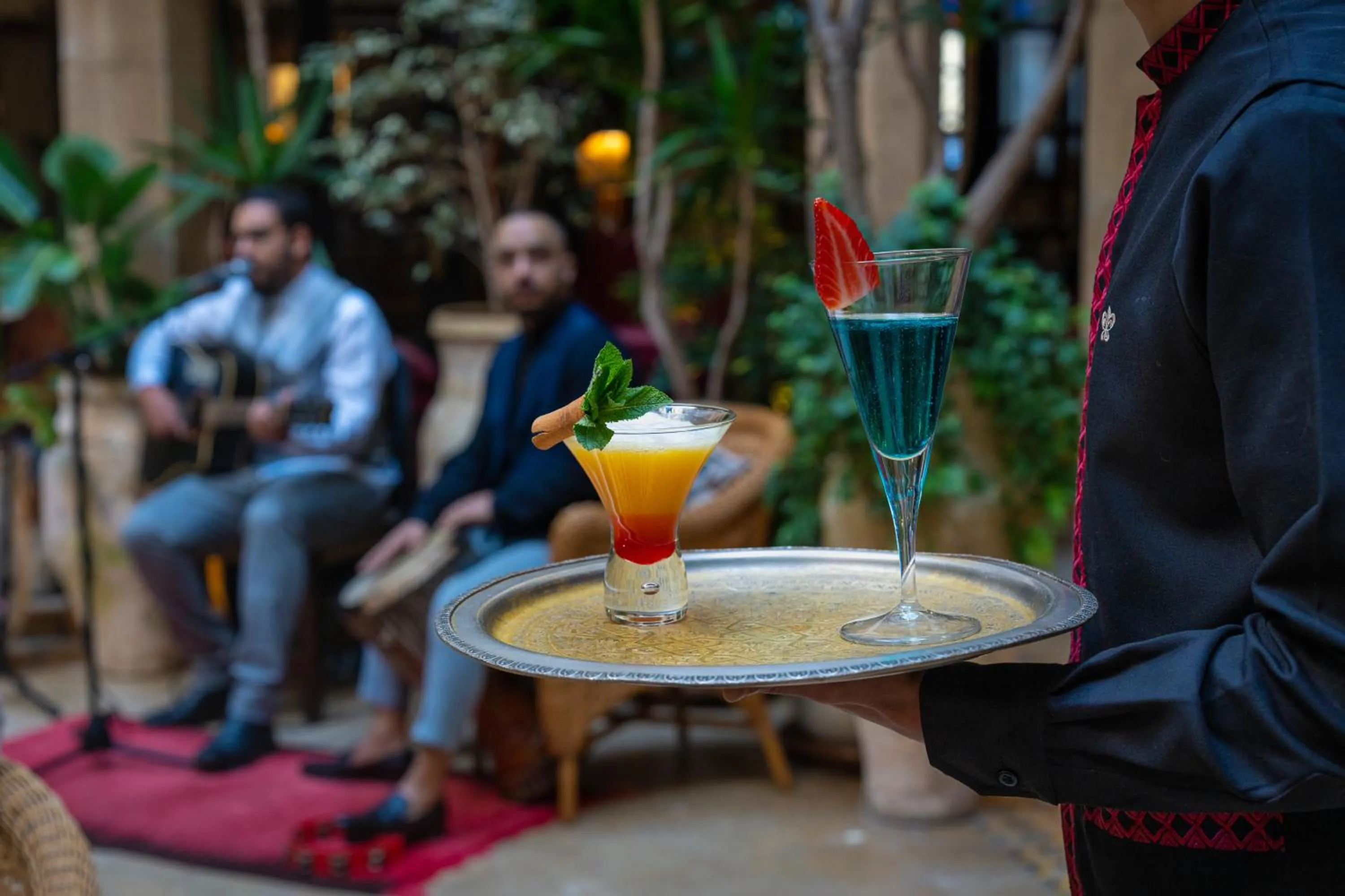 Patio in Heure Bleue Palais - Relais & Châteaux
