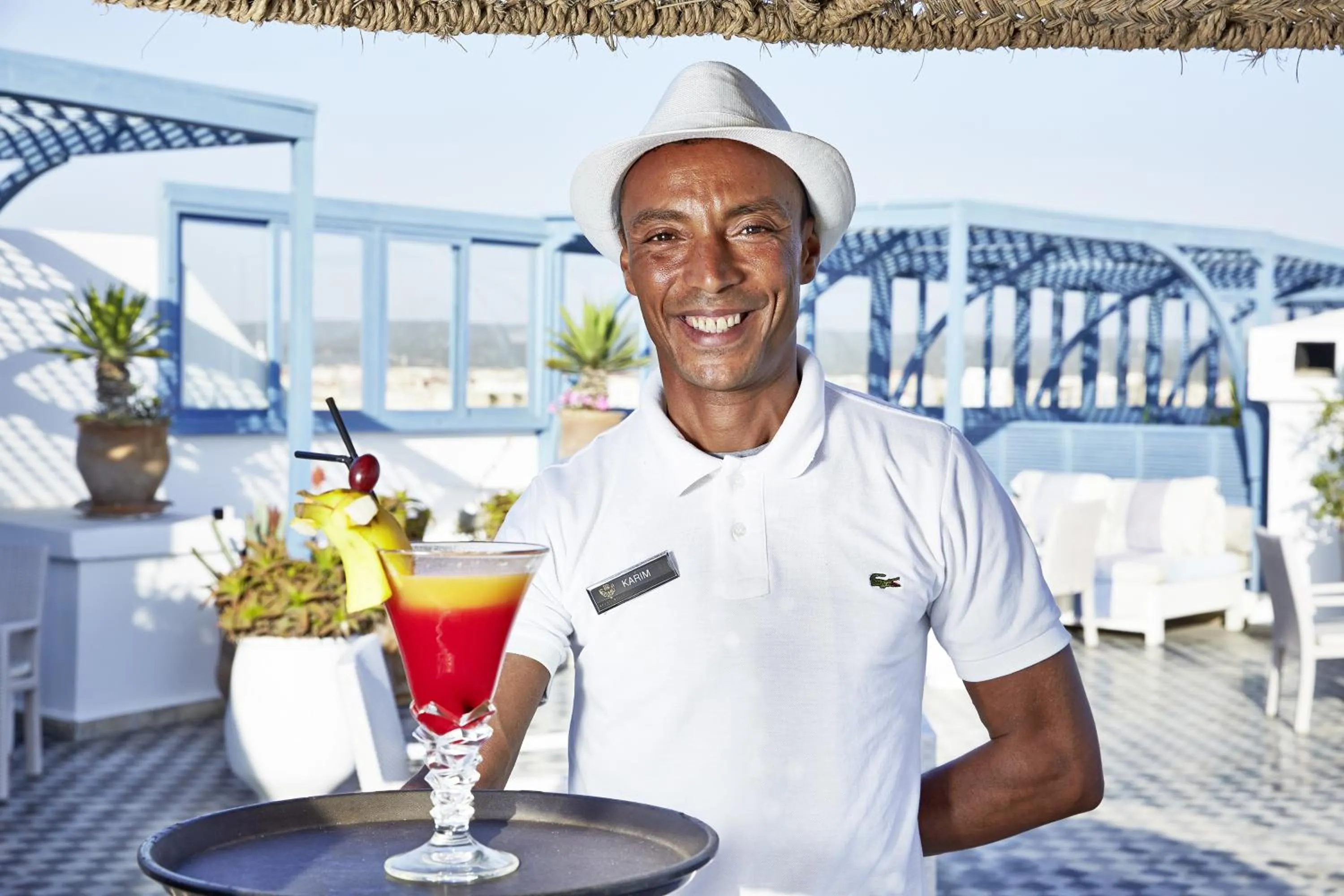 Patio in Heure Bleue Palais - Relais & Châteaux