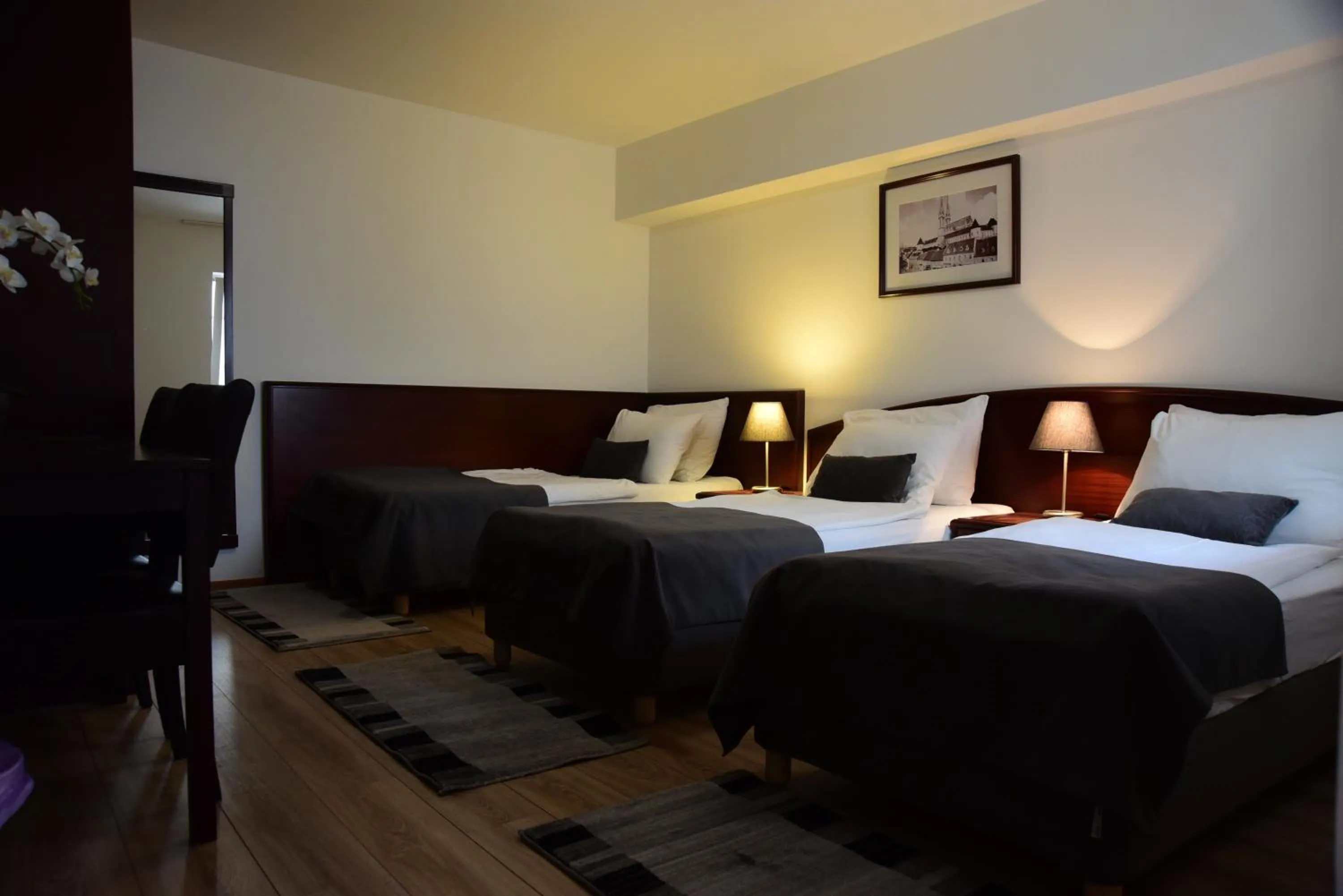 Bed in Hotel Meridijan16