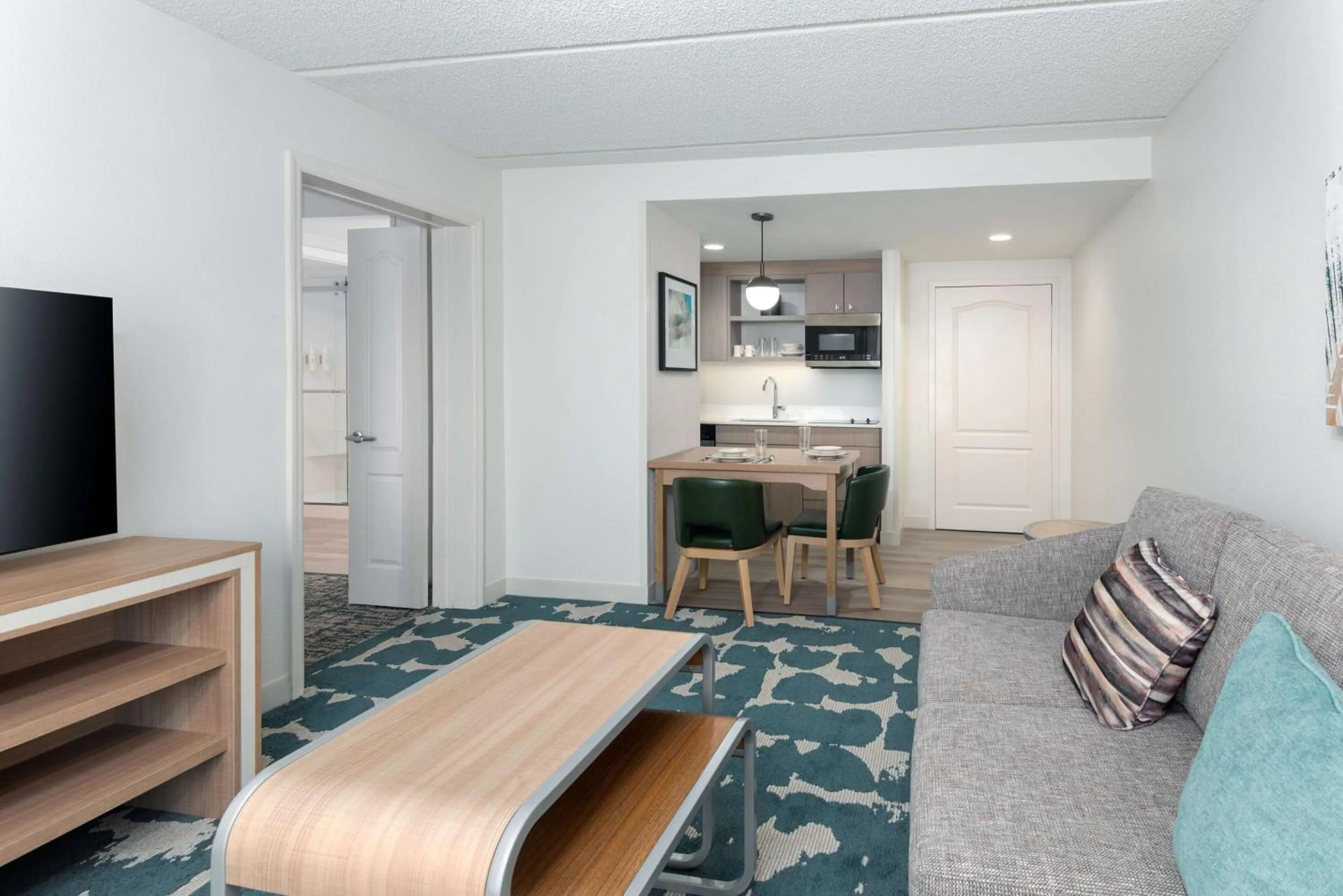 Living room in Homewood Suites by Hilton Orlando-Nearest to Universal Studios