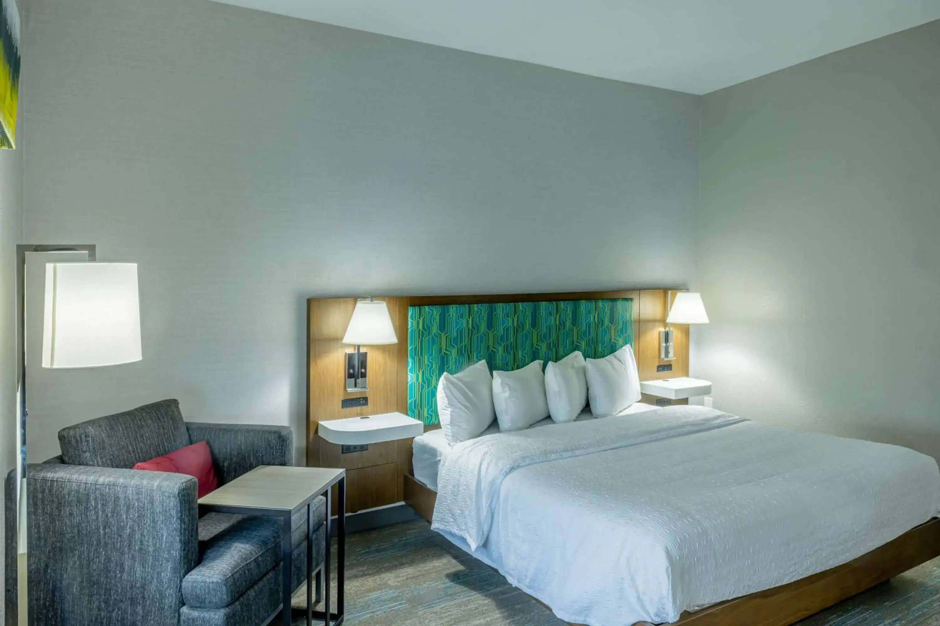 King Room with Roll-In Shower - Mobility and Hearing Access/Non-Smoking in Hampton Inn & Suites Cleburne King Room with Roll-In Shower - Mobility and Hearing Access/Non-Smoking in Hampton Inn & Suites Cleburne