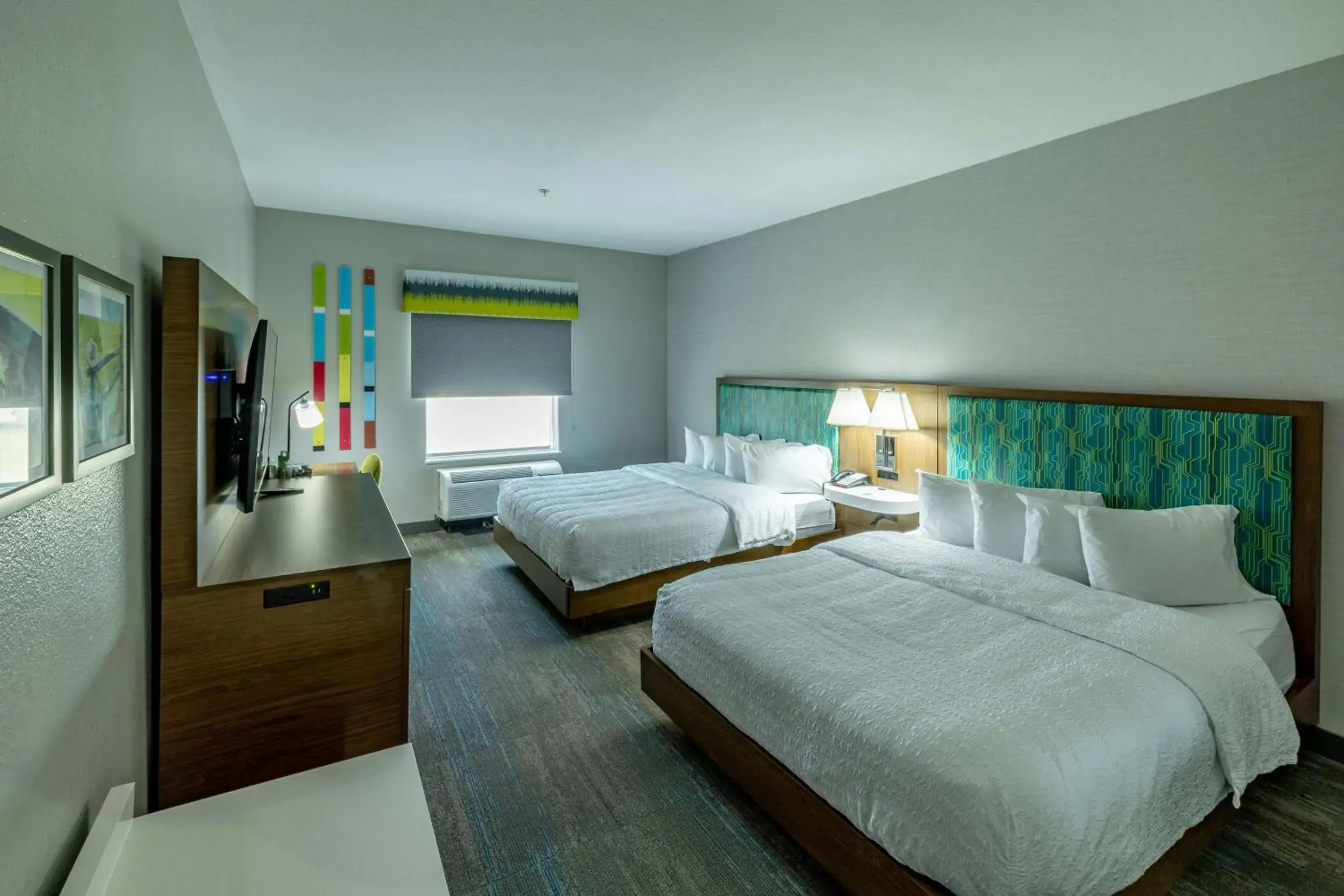 Queen Room with Two Queen Beds - Mobility Access/Non-Smoking in Hampton Inn & Suites Cleburne Queen Room with Two Queen Beds - Mobility Access/Non-Smoking in Hampton Inn & Suites Cleburne