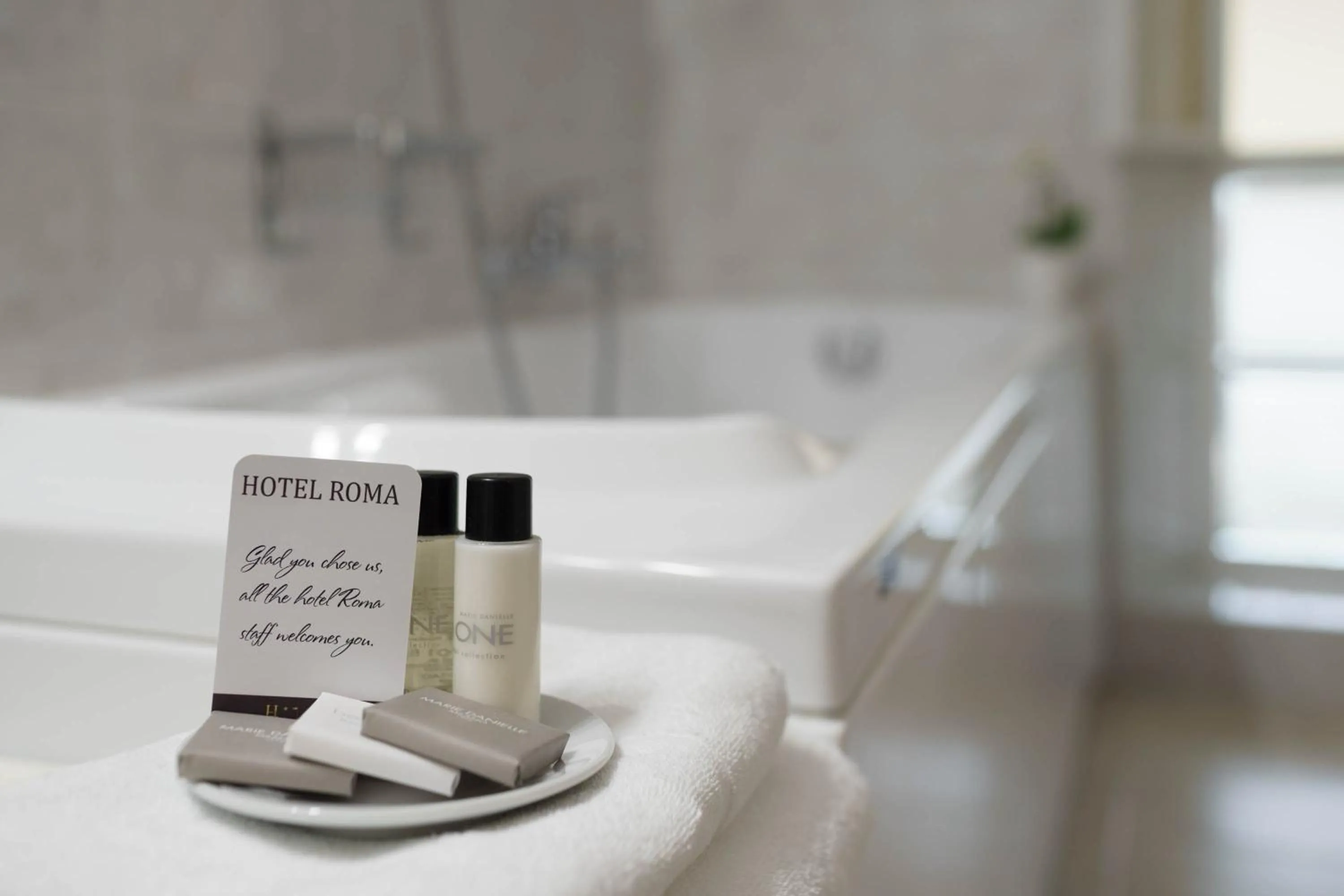 Bathroom in Hotel Roma