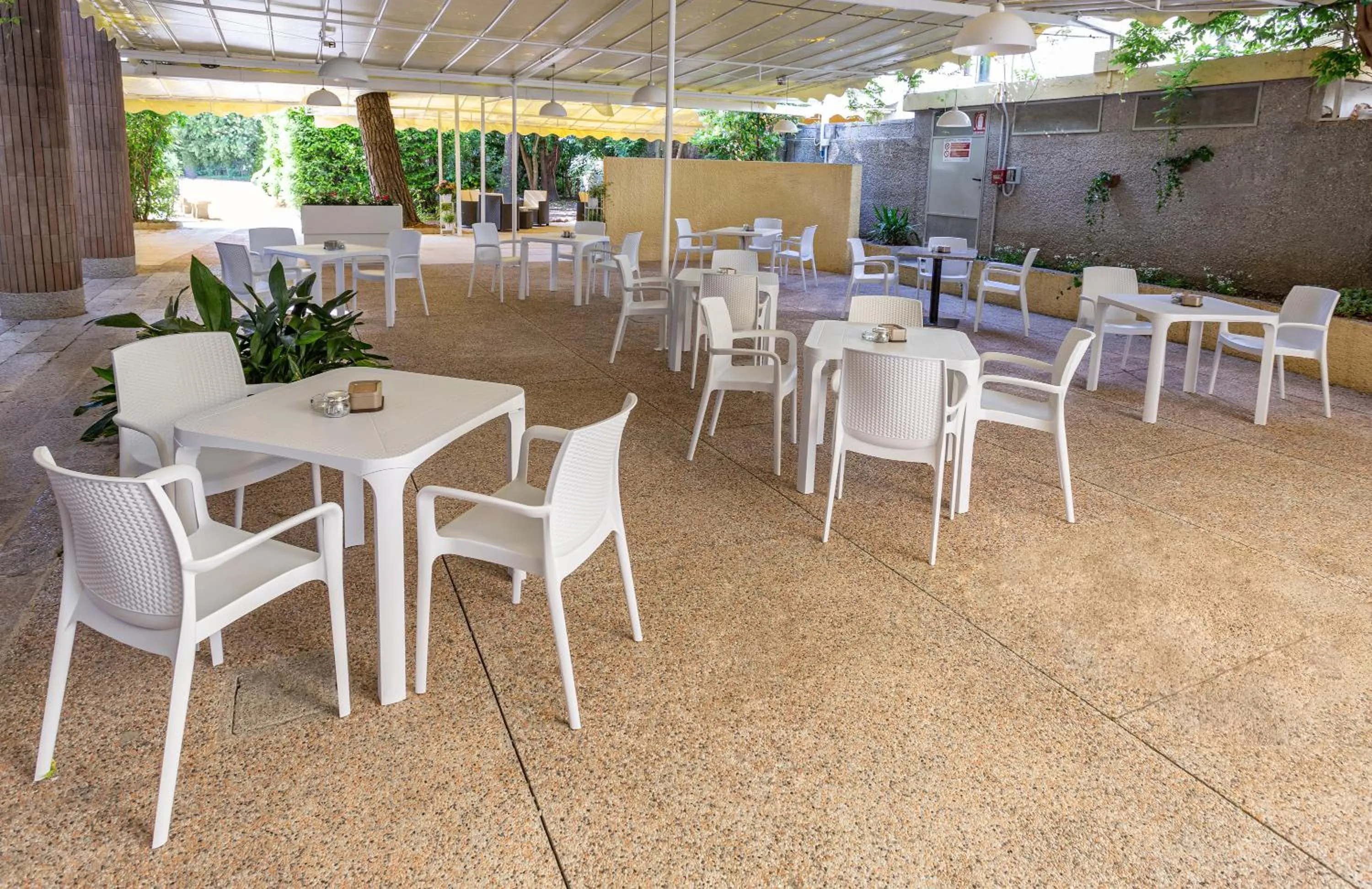 Patio in Hotel Roma