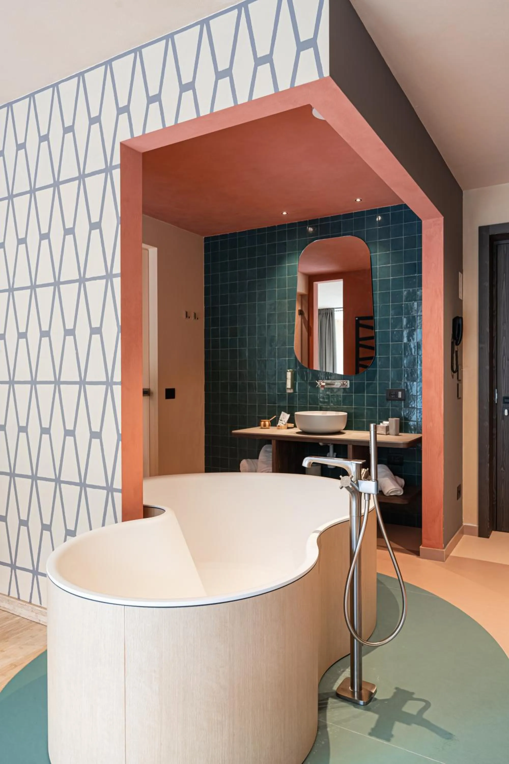 Bathroom in Latemar - Hotel Suites Spa