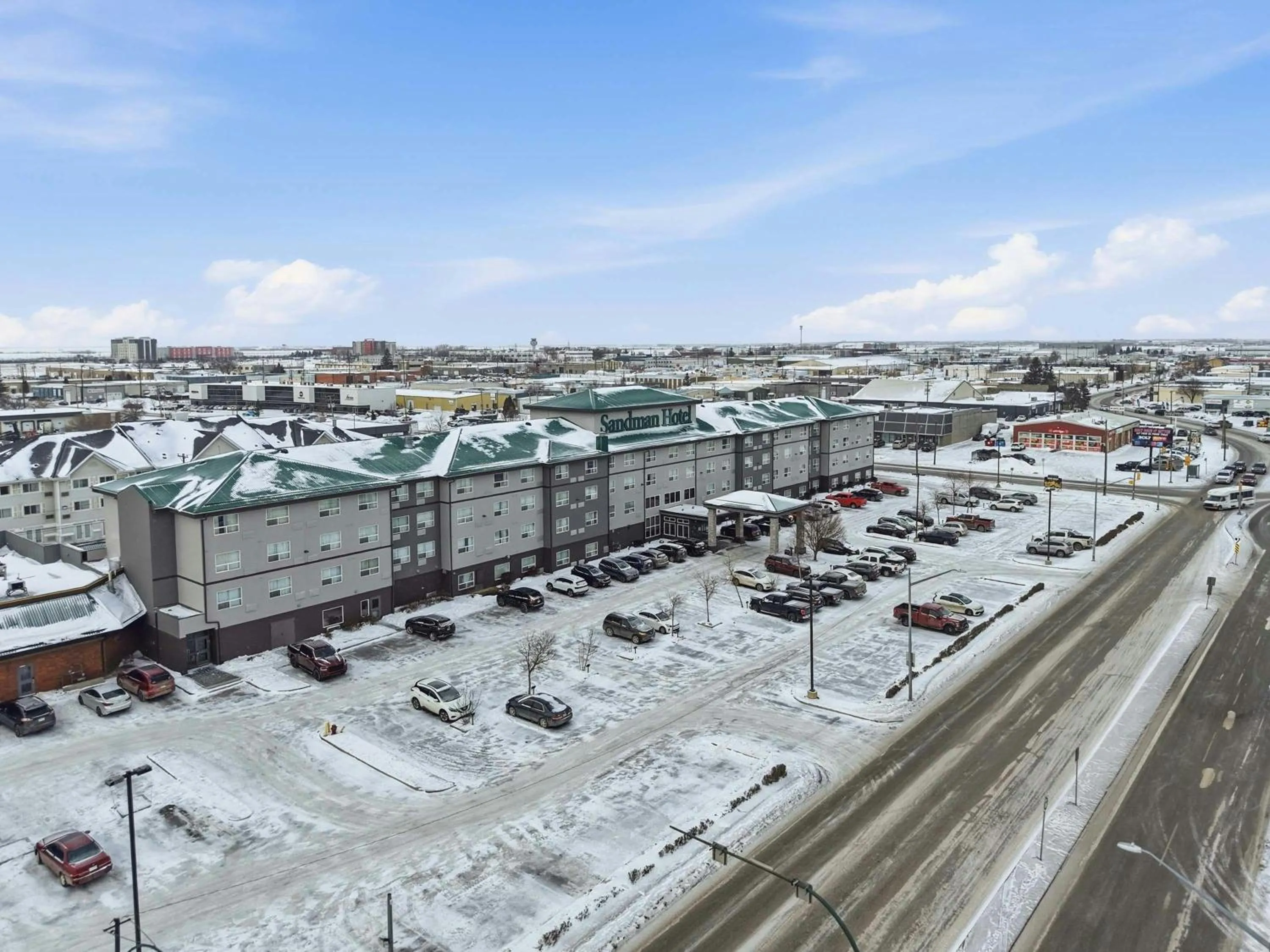 Property building in Sandman Hotel Saskatoon