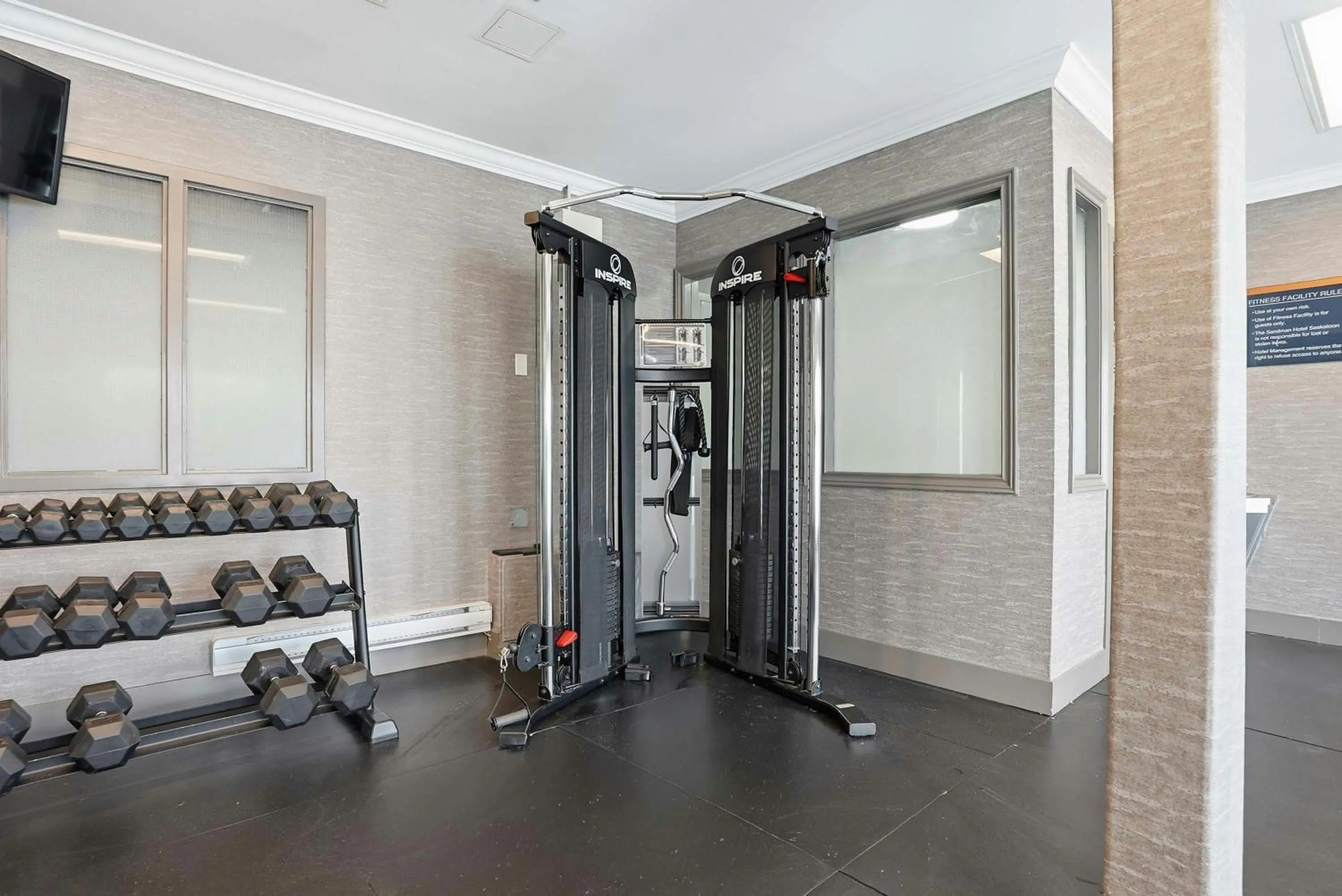 Fitness centre/facilities in Sandman Hotel Saskatoon