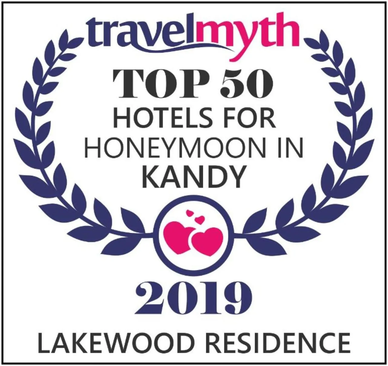 Certificate/Award in Lakewood Residence