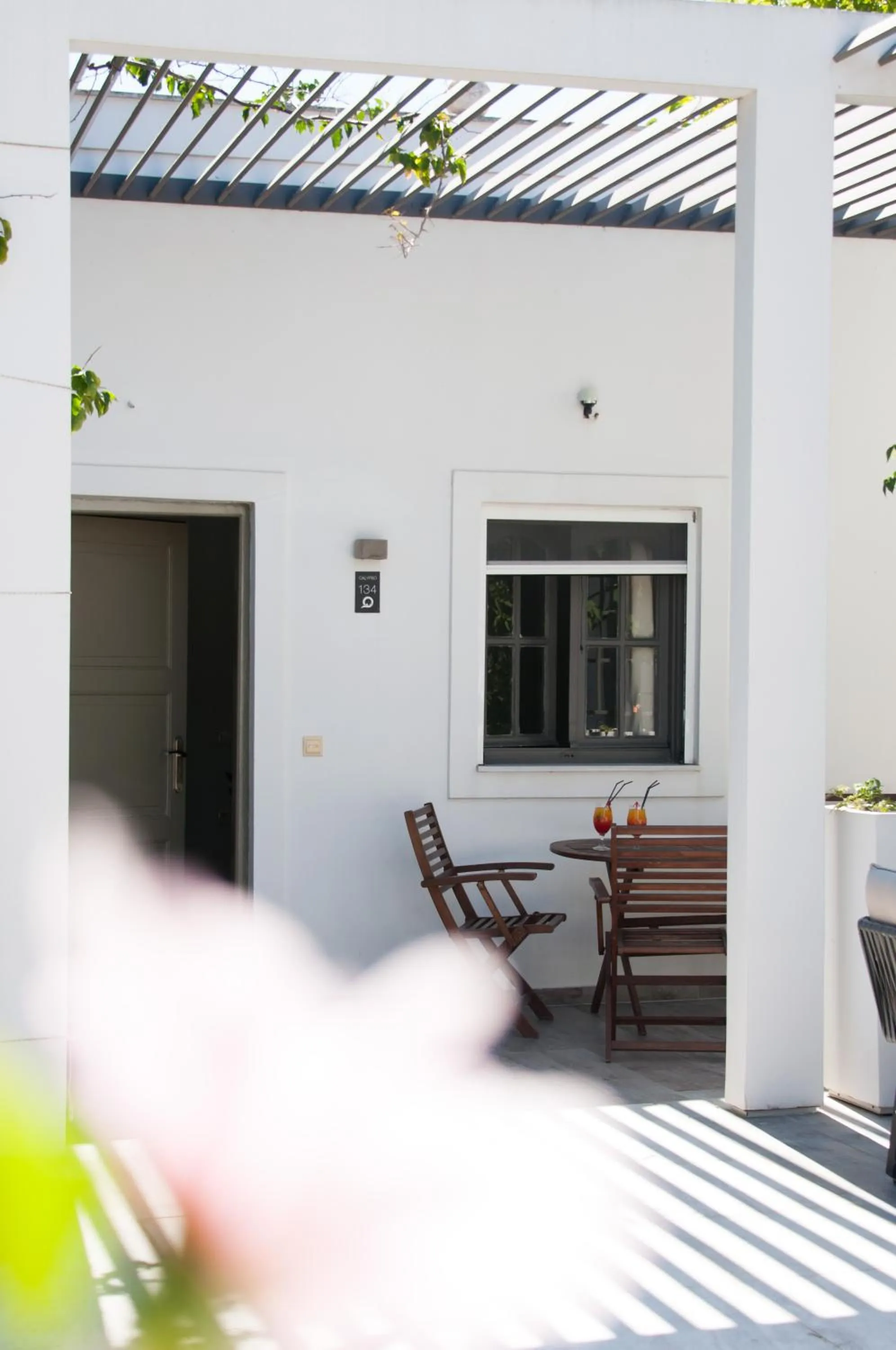 Patio in Sunny Garden Hotel