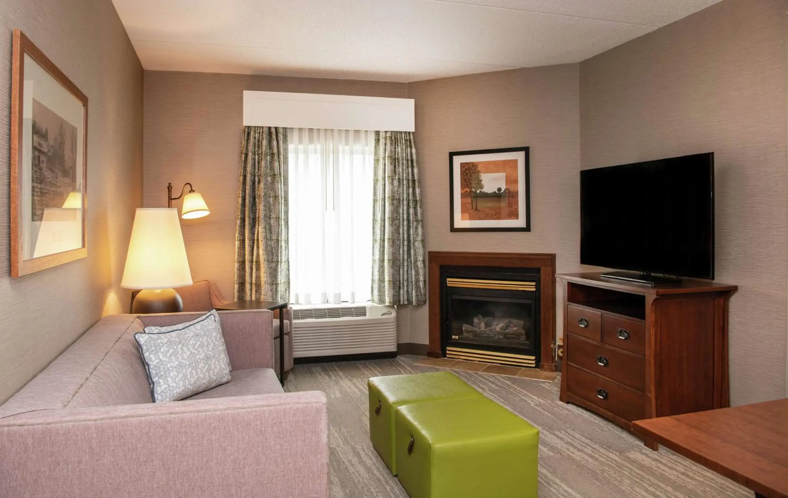One-Bedroom King Suite with Fireplace - Non-Smoking in Hampton Inn & Suites Rochester/Victor One-Bedroom King Suite with Fireplace - Non-Smoking in Hampton Inn & Suites Rochester/Victor