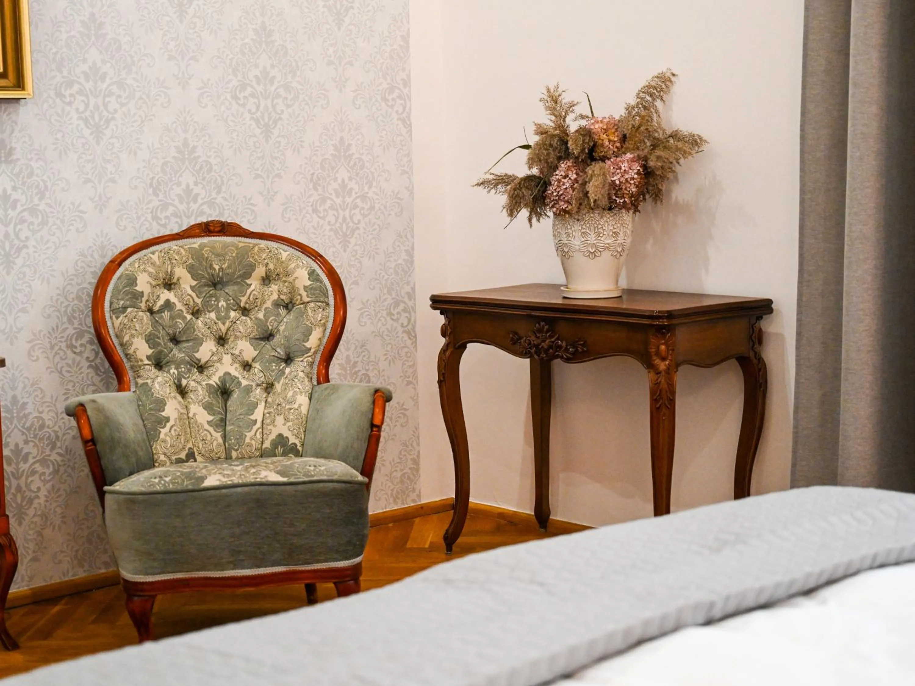 Living room, Bed in Zamek w Krokowej