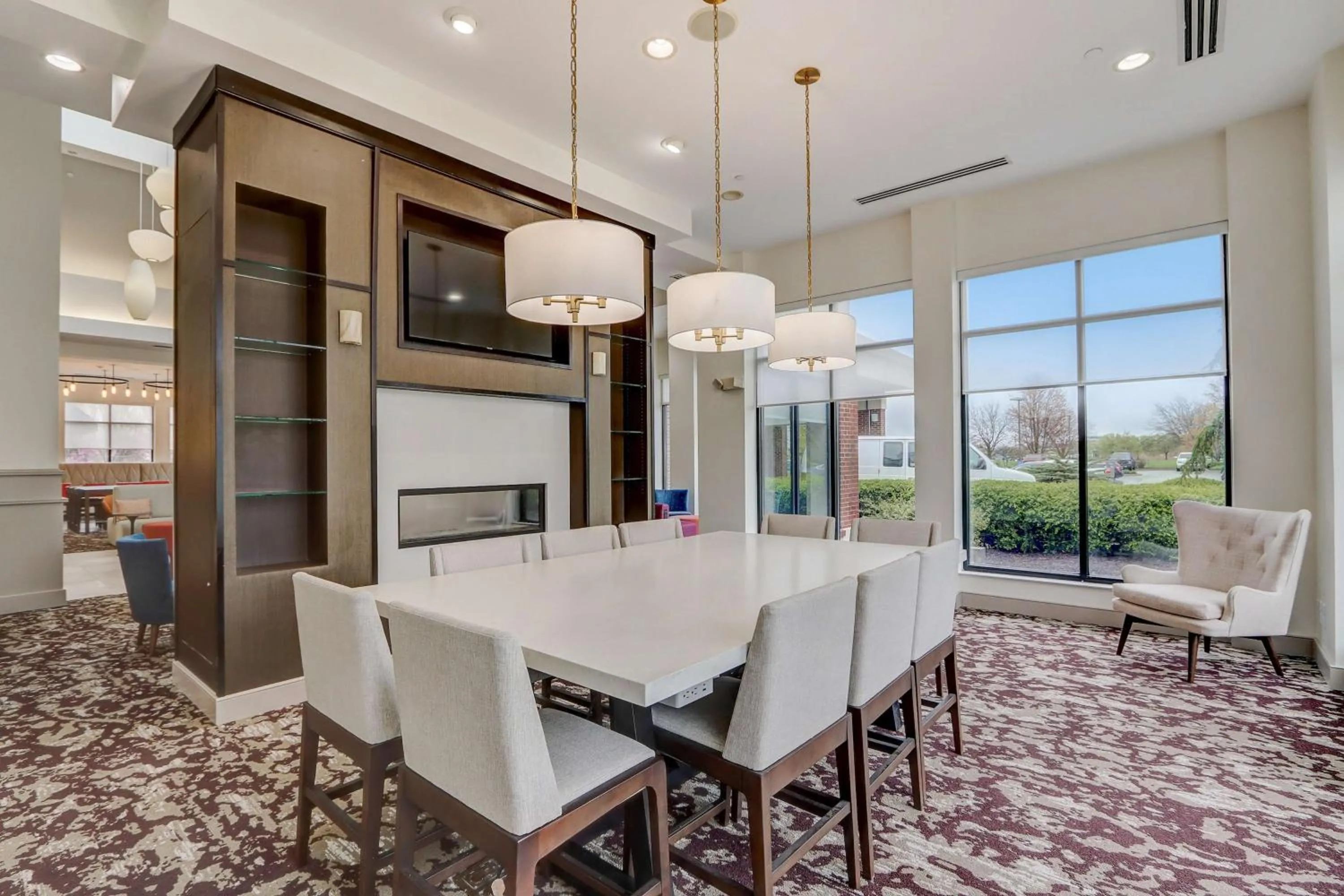 Lobby or reception in Hilton Garden Inn Indianapolis Northwest