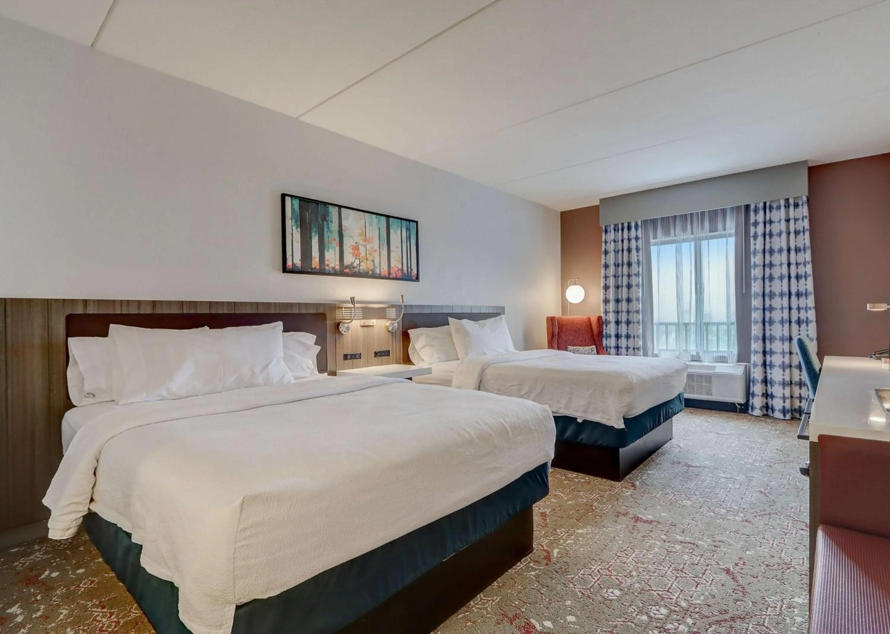 Bed in Hilton Garden Inn Indianapolis Northwest