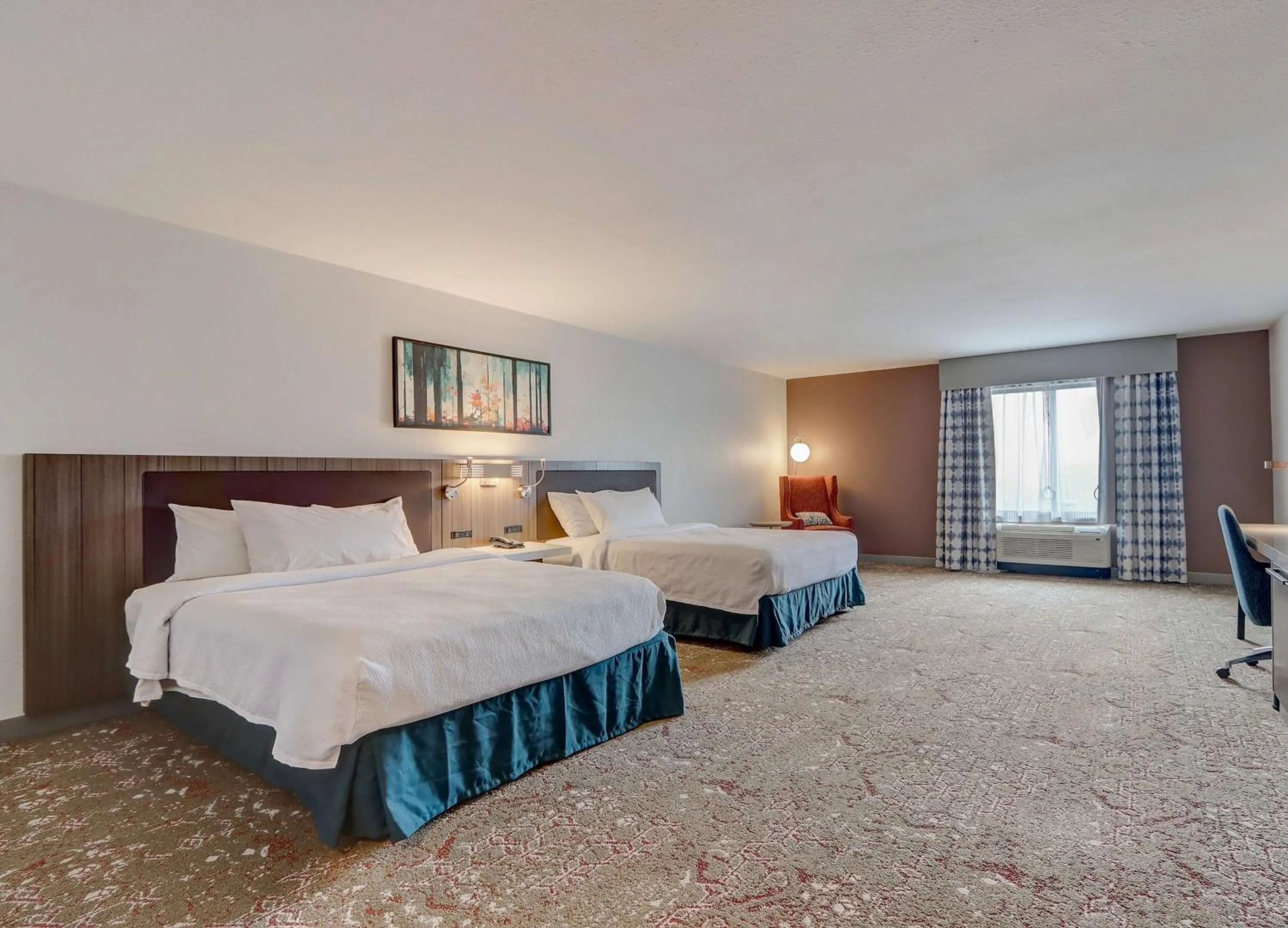 Bed in Hilton Garden Inn Indianapolis Northwest