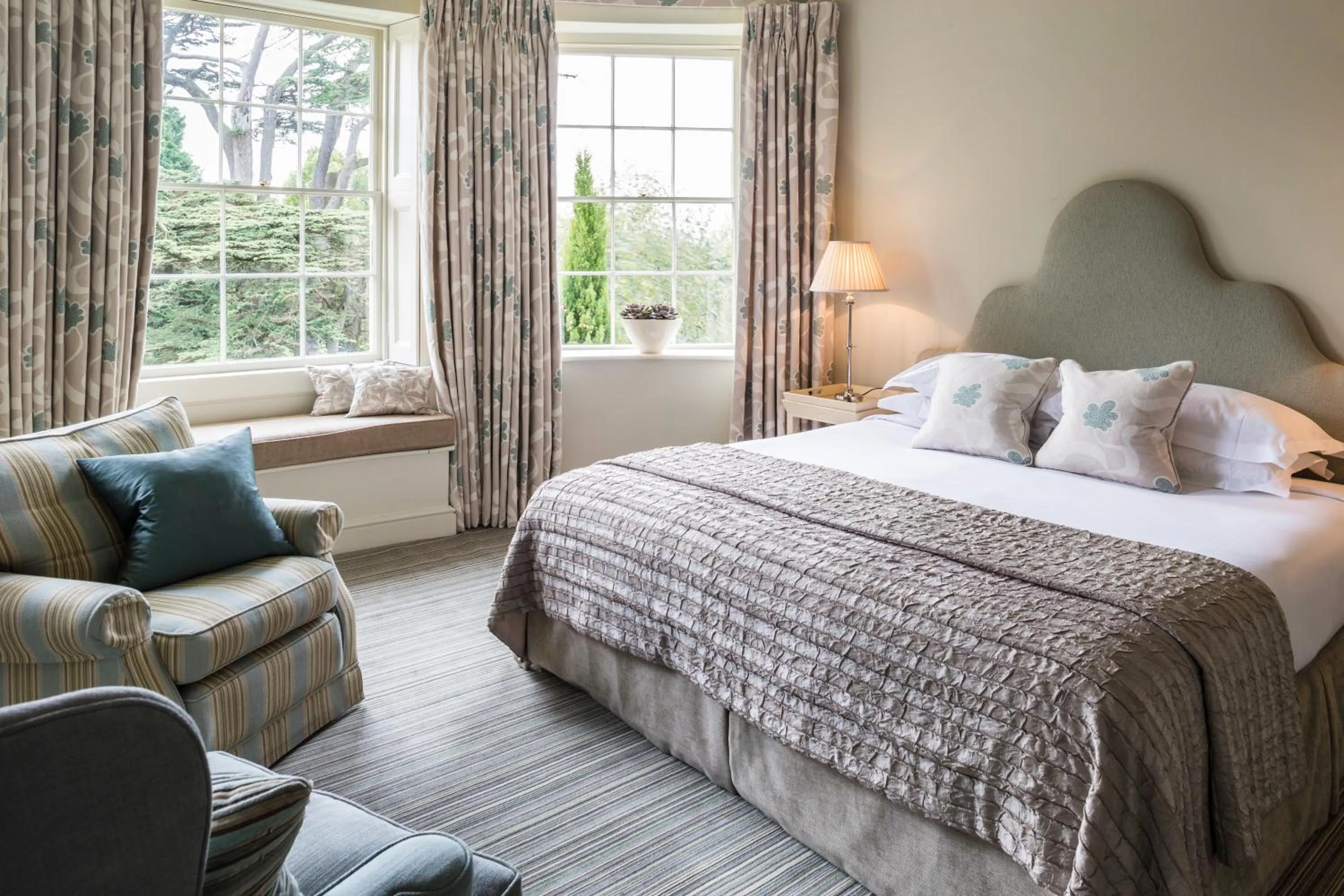 Bedroom, Bed in The Bath Priory - A Relais & Chateaux Hotel