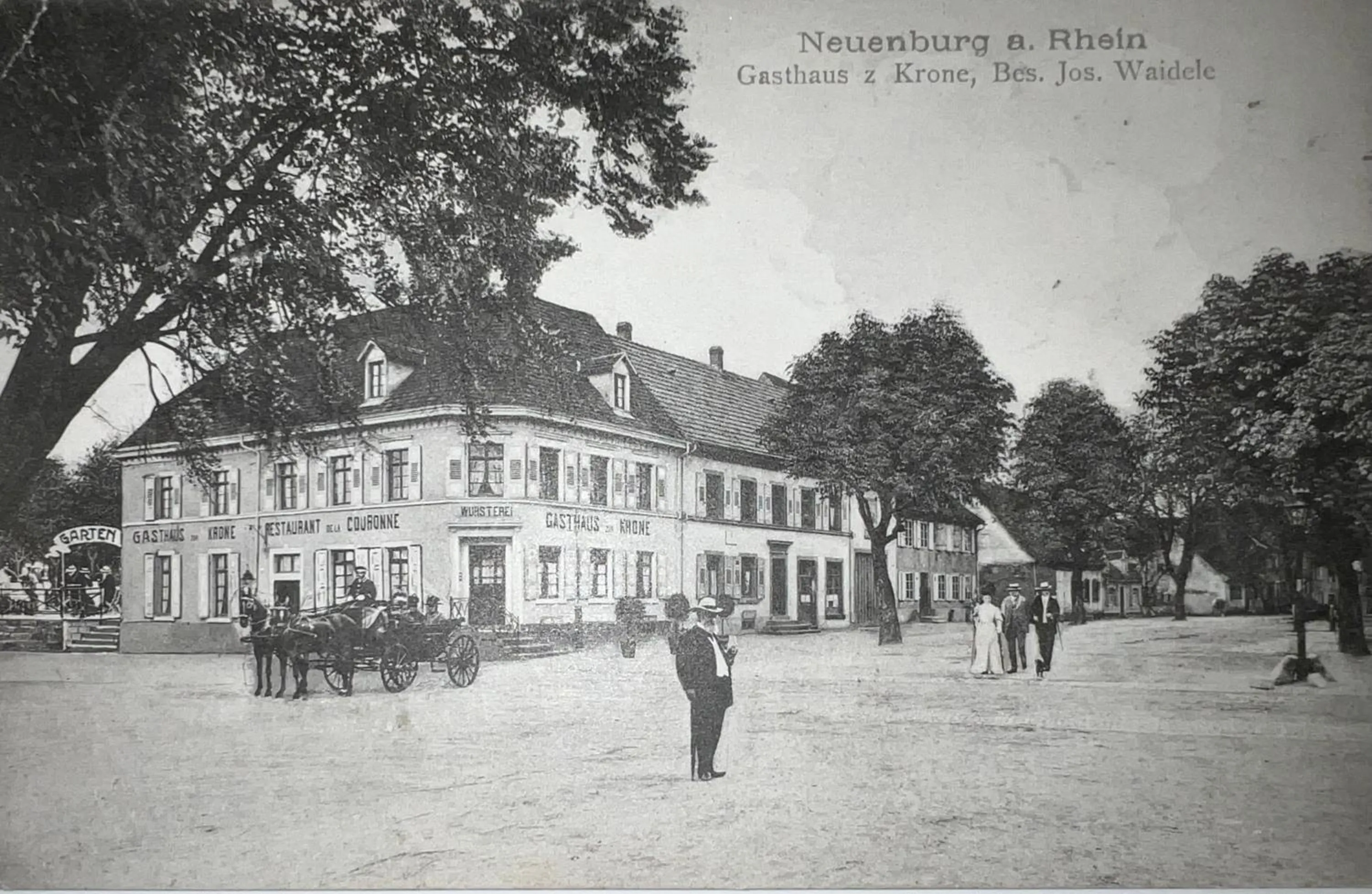 Property building in Hotel Krone Neuenburg