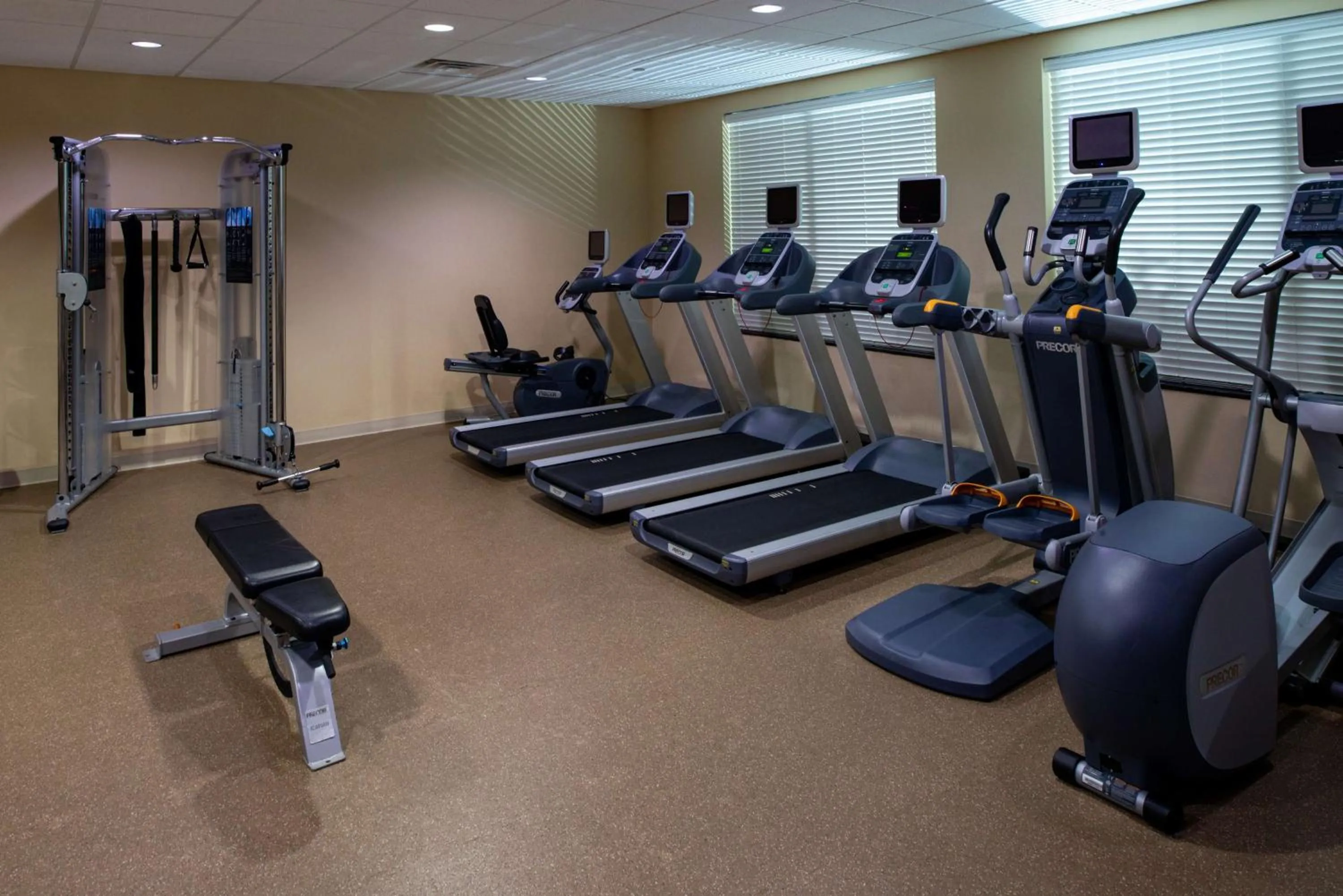Fitness centre/facilities in Hilton Garden Inn Denton
