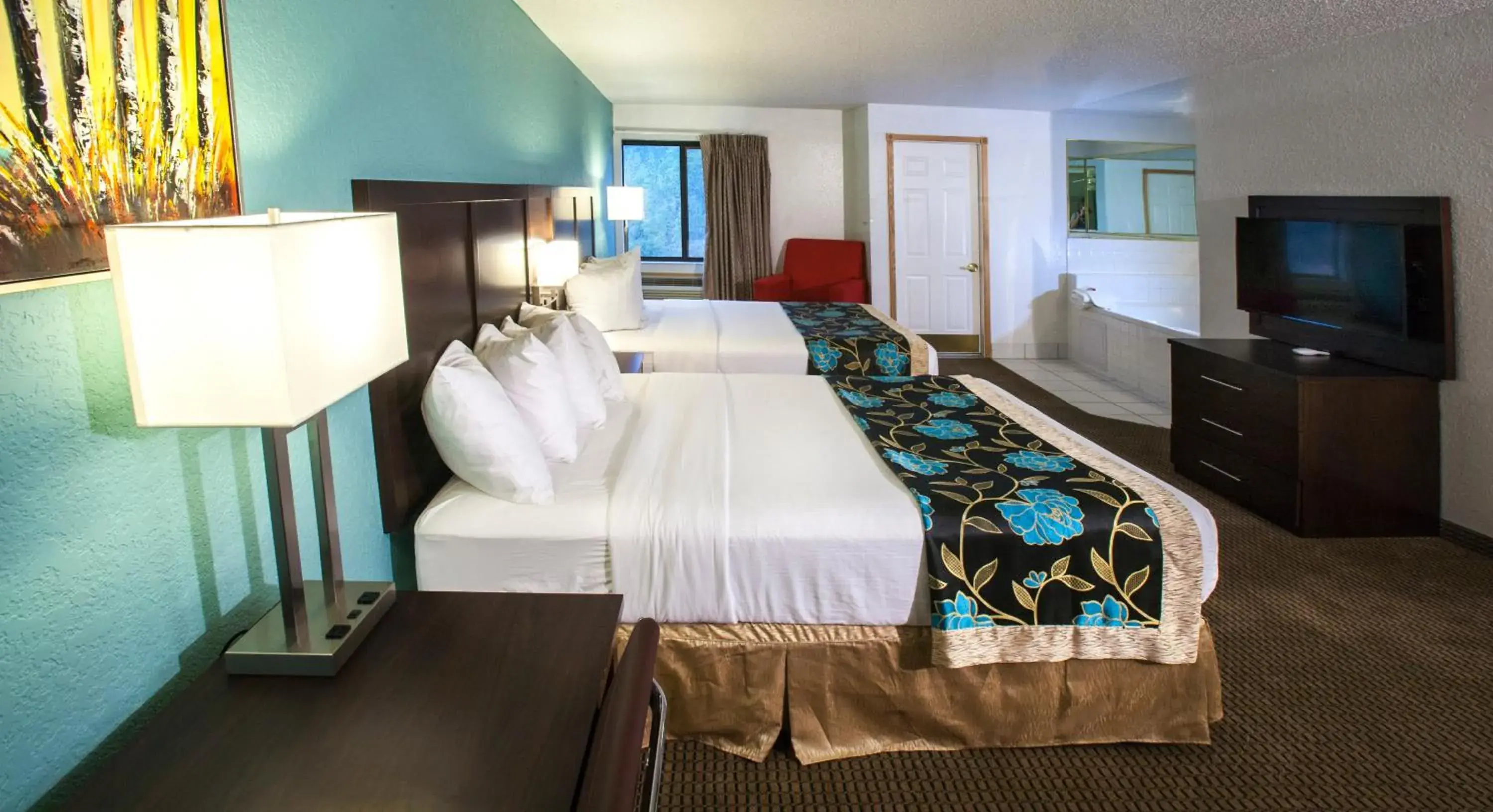 Queen Studio Suite with Two Queen Beds and Jetted Tub - Non-Smoking in Baymont by Wyndham Keystone Near Mt. Rushmore Queen Studio Suite with Two Queen Beds and Jetted Tub - Non-Smoking in Baymont by Wyndham Keystone Near Mt. Rushmore