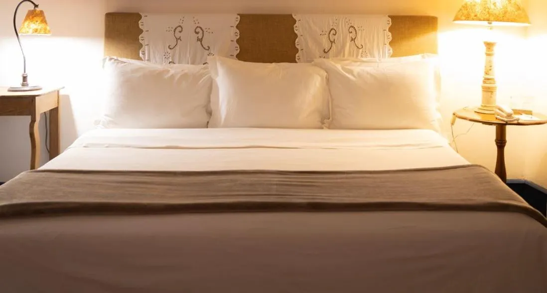 Bed in Hotel Solar do Rosário