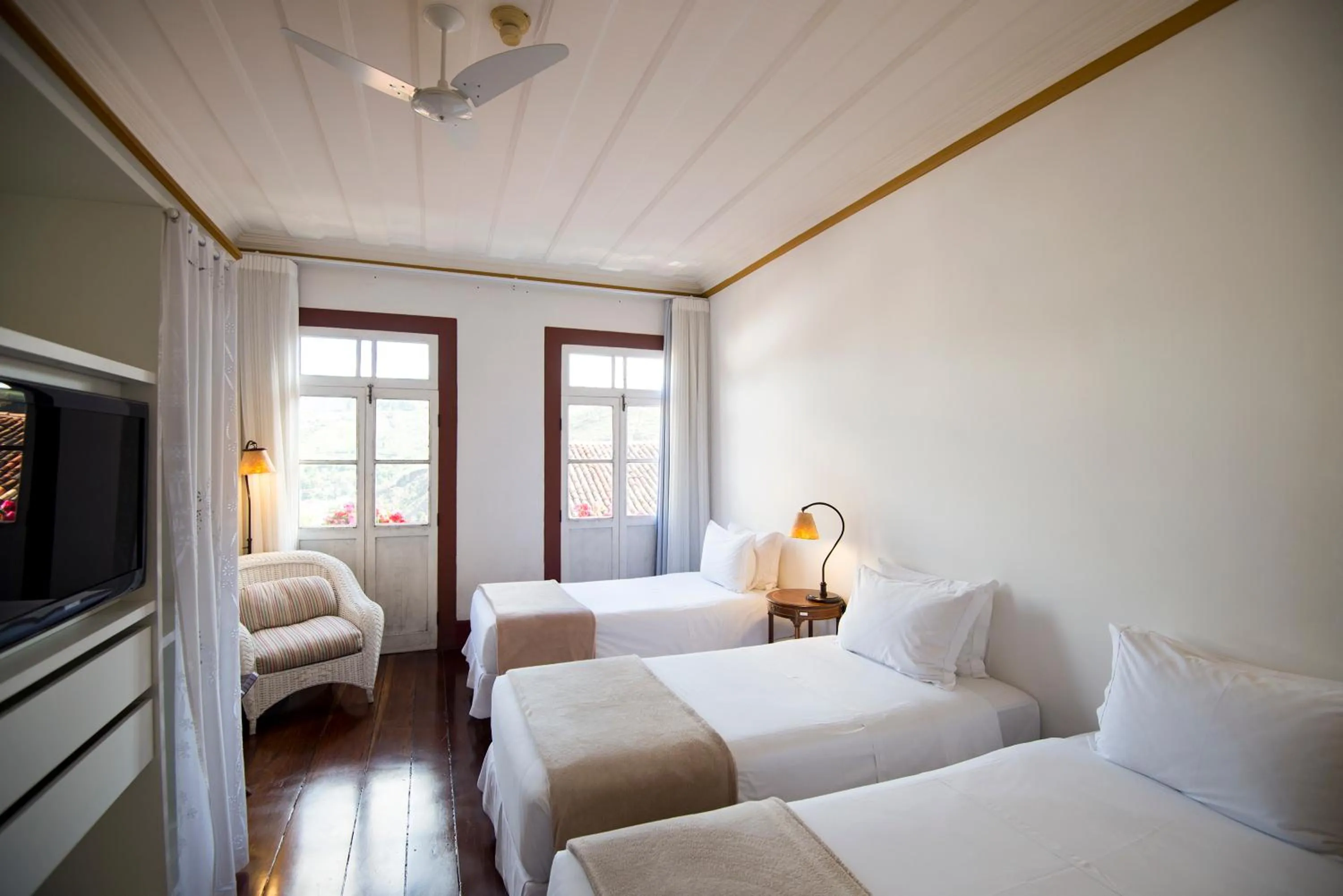 Bed in Hotel Solar do Rosário