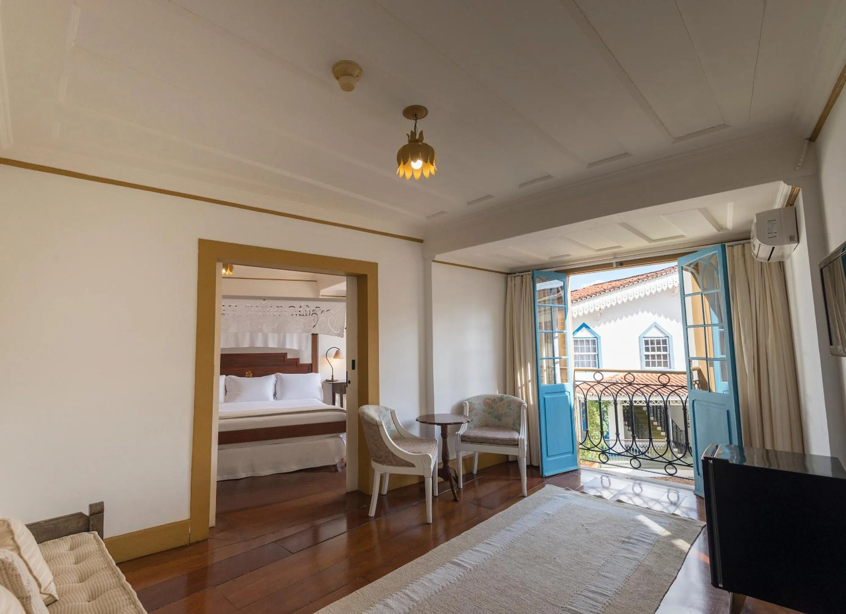 Bed in Hotel Solar do Rosário