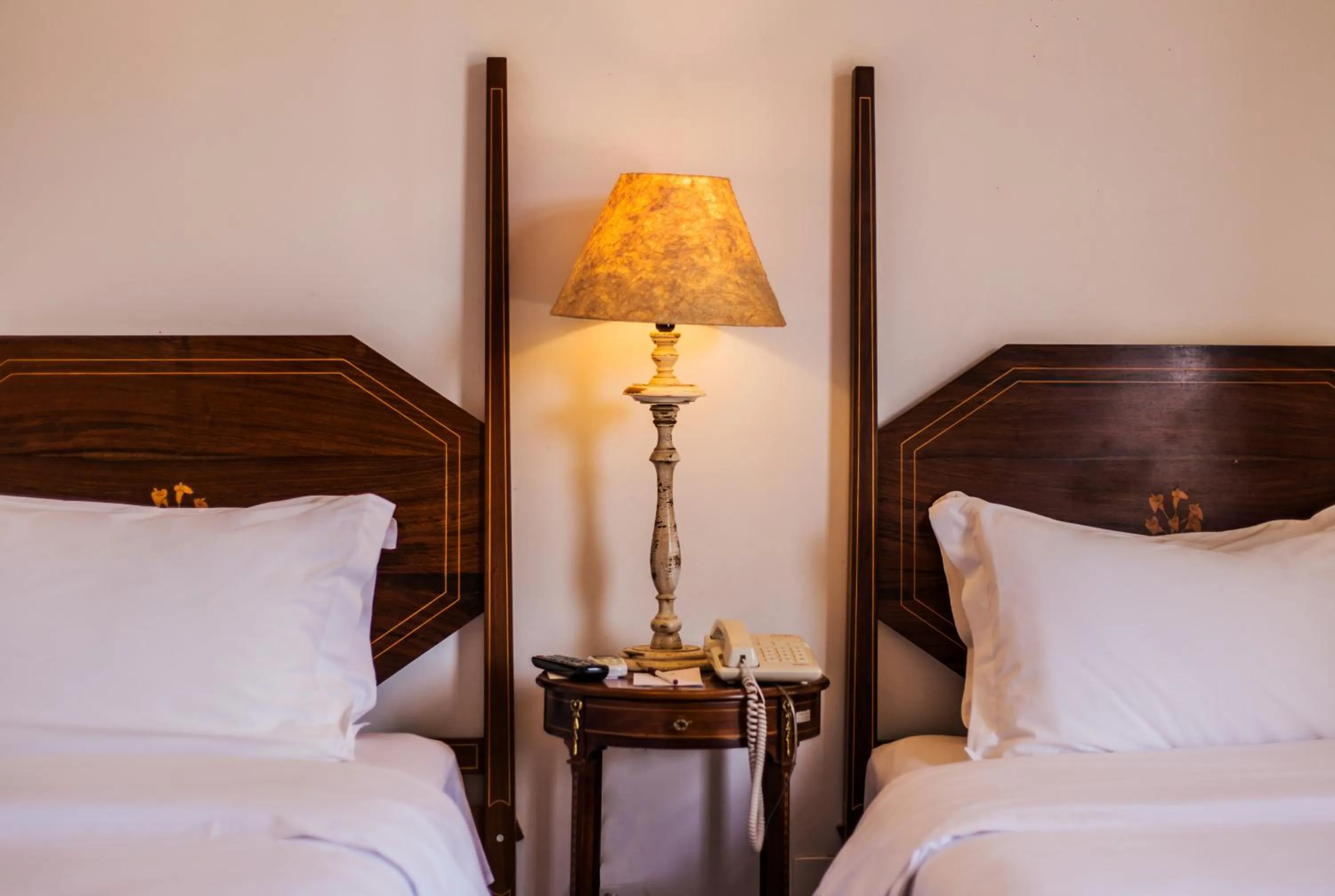 Bed in Hotel Solar do Rosário