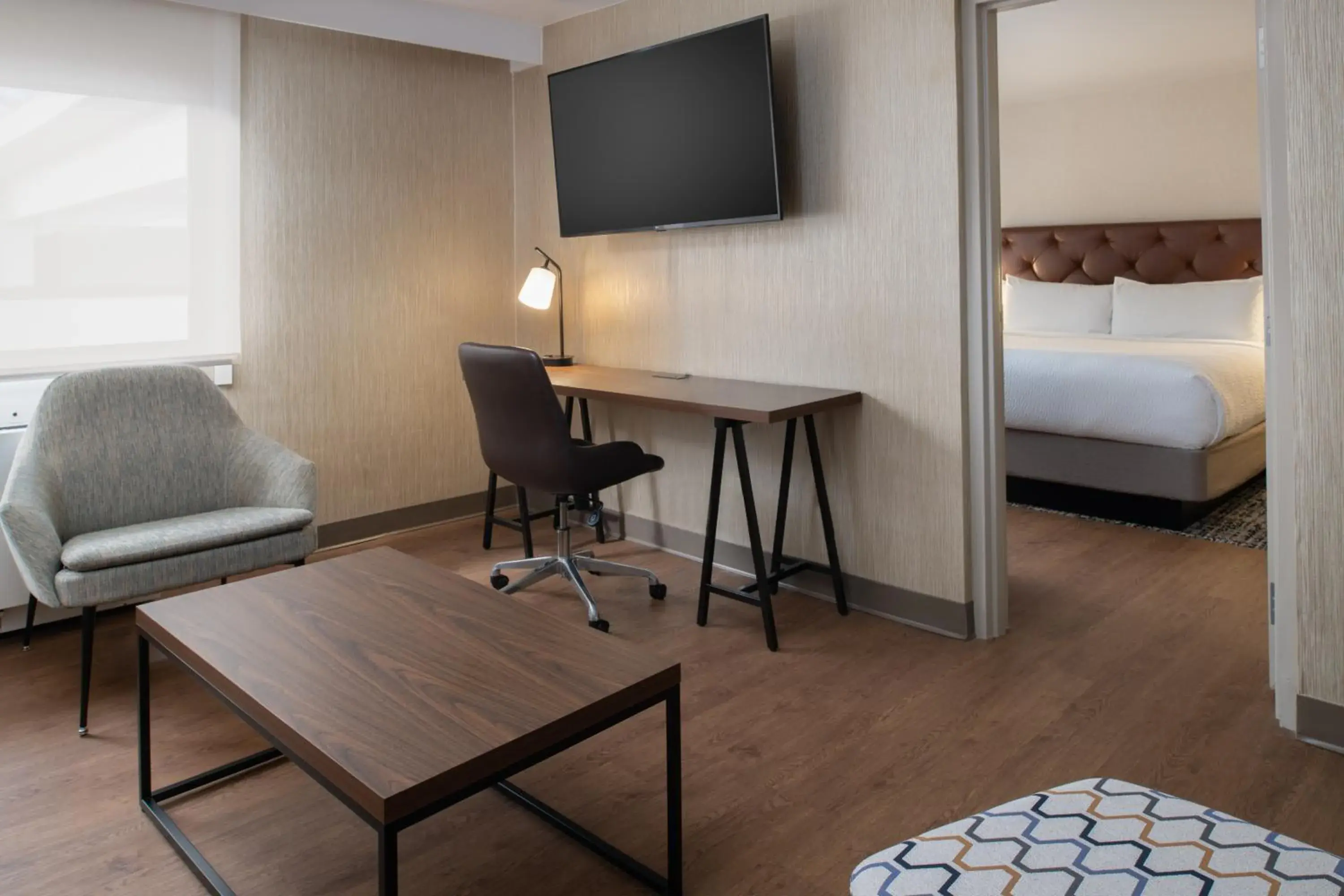 Wellness Suite, 1 Bedroom Suite, 1 King, City view in Four Points by Sheraton Bellingham Hotel & Conference Center Wellness Suite, 1 Bedroom Suite, 1 King, City view in Four Points by Sheraton Bellingham Hotel & Conference Center